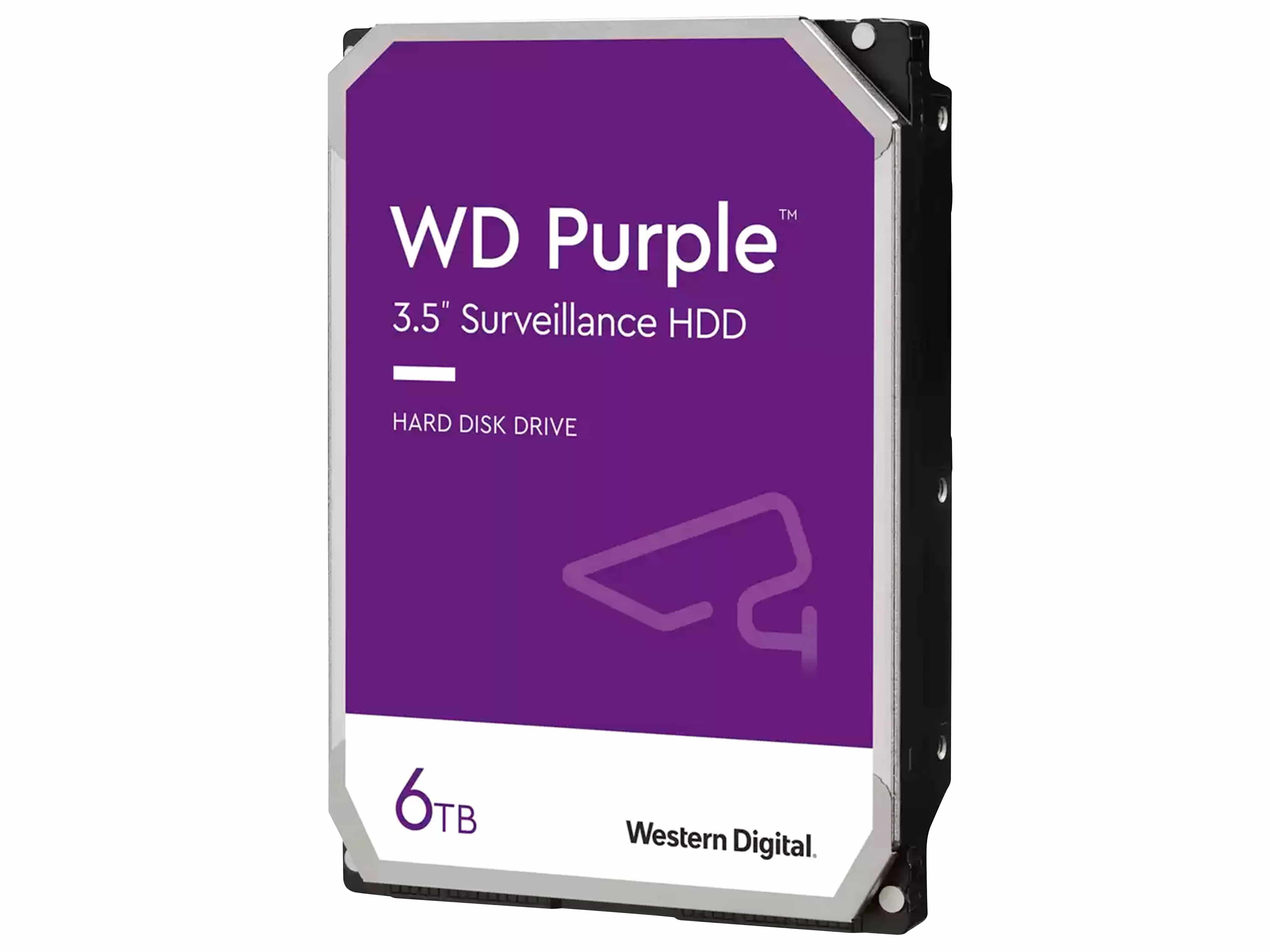 WESTERN DIGITAL HDD Purple WD64PURZ 6TB, 8,9 cm (3.5") WESTERN DIGITAL HDD Purple WD64PURZ 6TB, 8,9 cm (3.5")