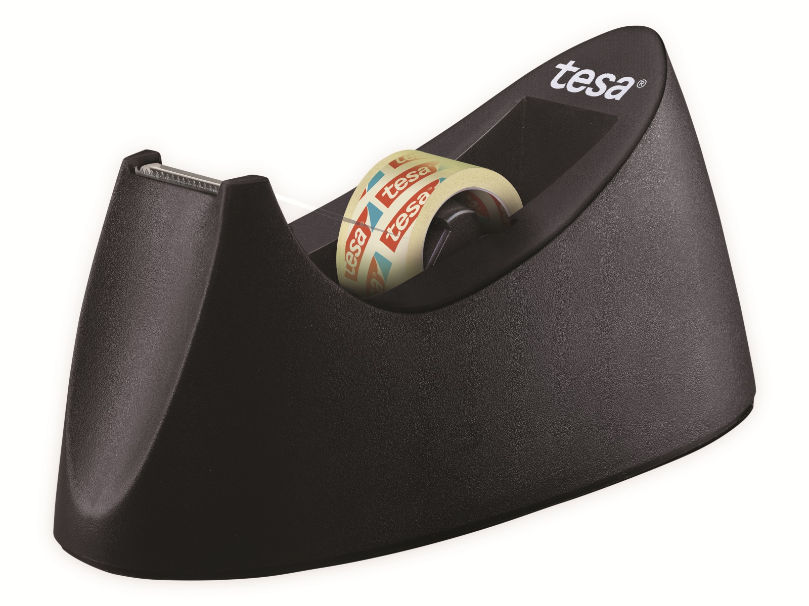 TESA film® Tischabroller Curve + film® transparent, 1 Rolle 10m:19mm, 53917-00000-00