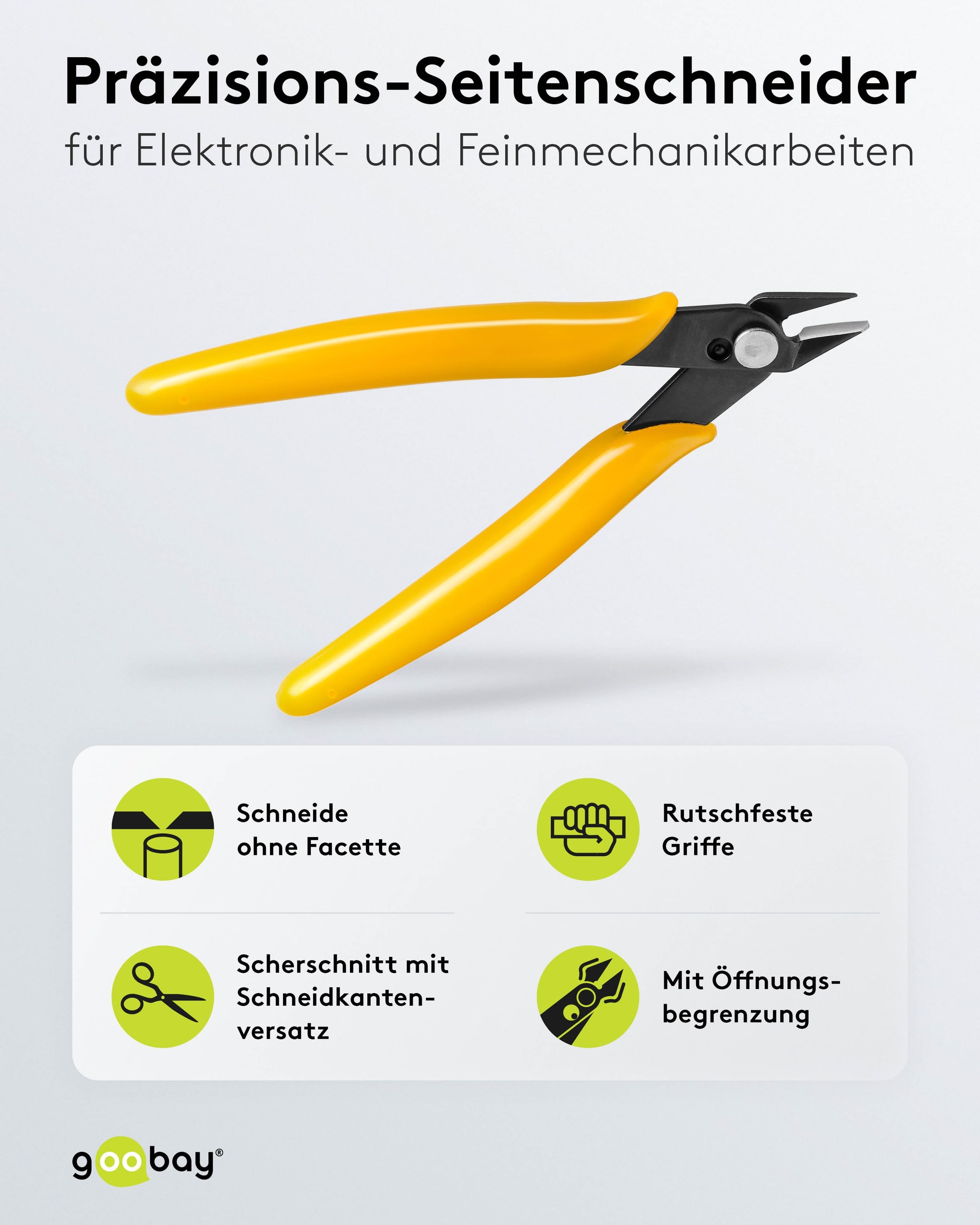 GOOBAY Präzisions-Seitenschneider, 77005, 125 mm