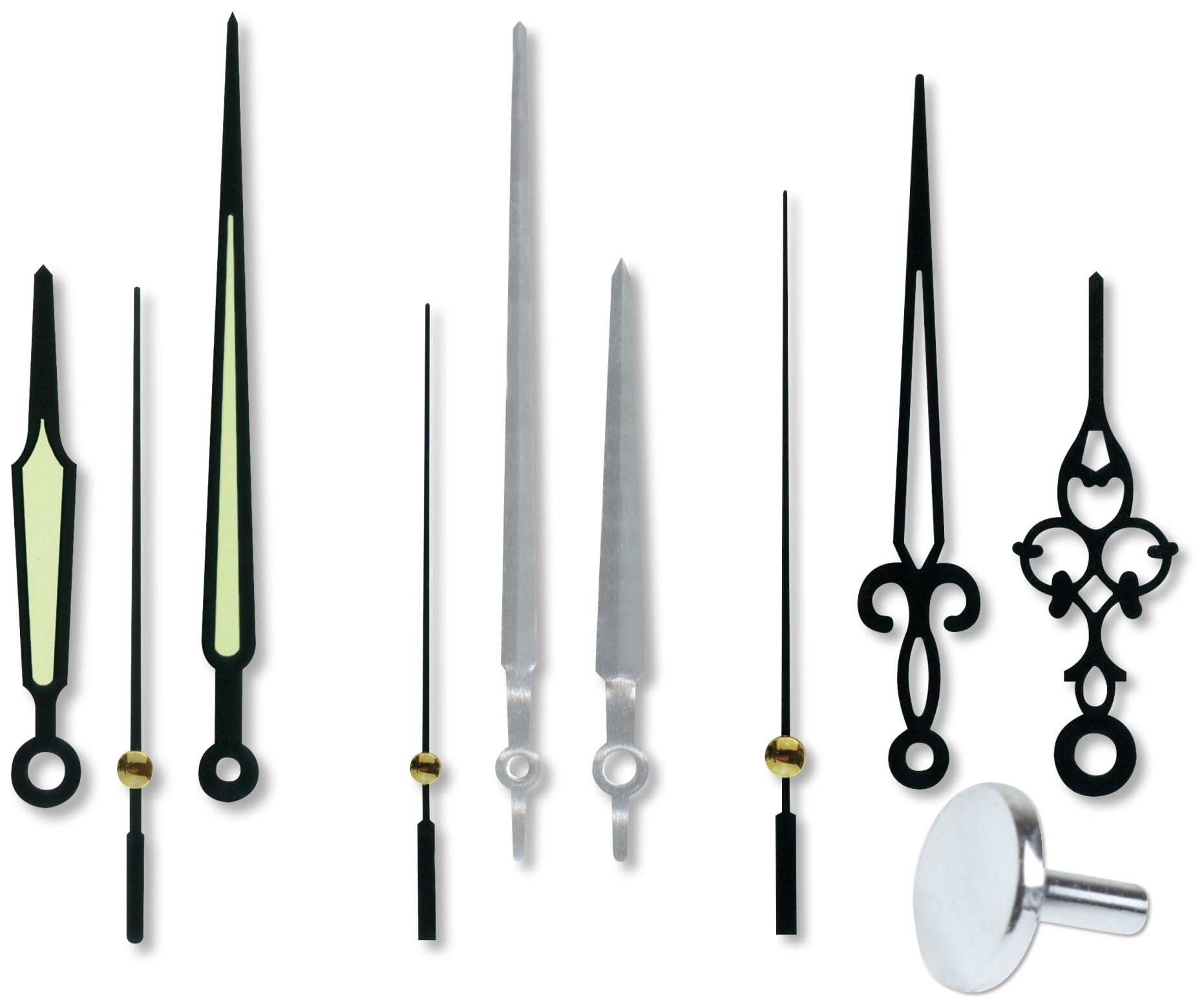 BLANKO Zeigersatz für Quarz-Uhrwerk BLANKO Zeigersatz für Quarz-Uhrwerk