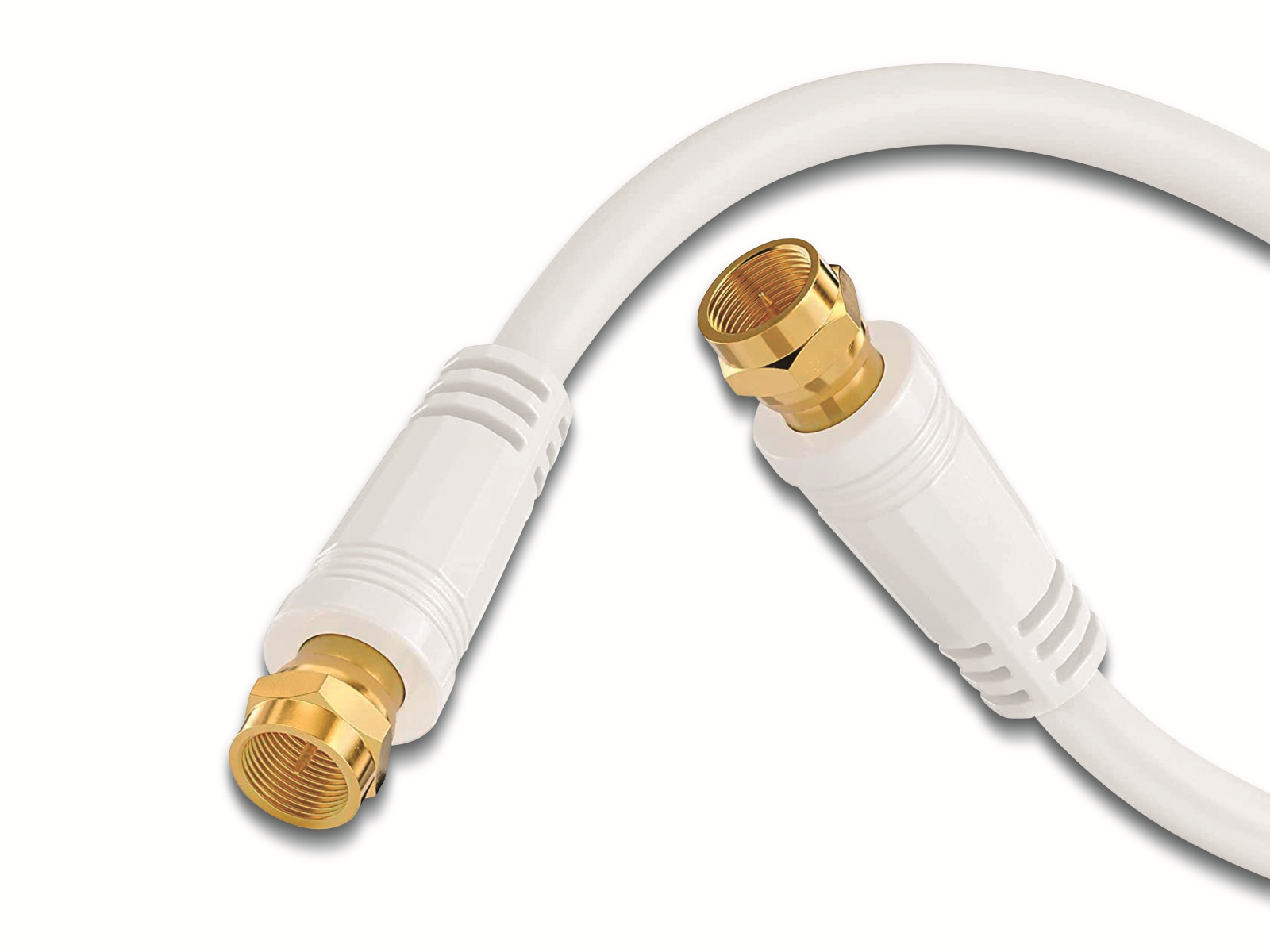 SONERO Sat-Antennenanschlusskabel, 1 m, weiß SONERO Sat-Antennenanschlusskabel, 1 m, weiß