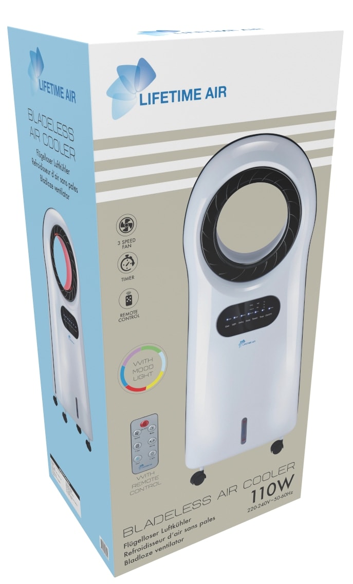 LIFETIME AIR 3-in-1 Luftkühler, 110 W, weiß