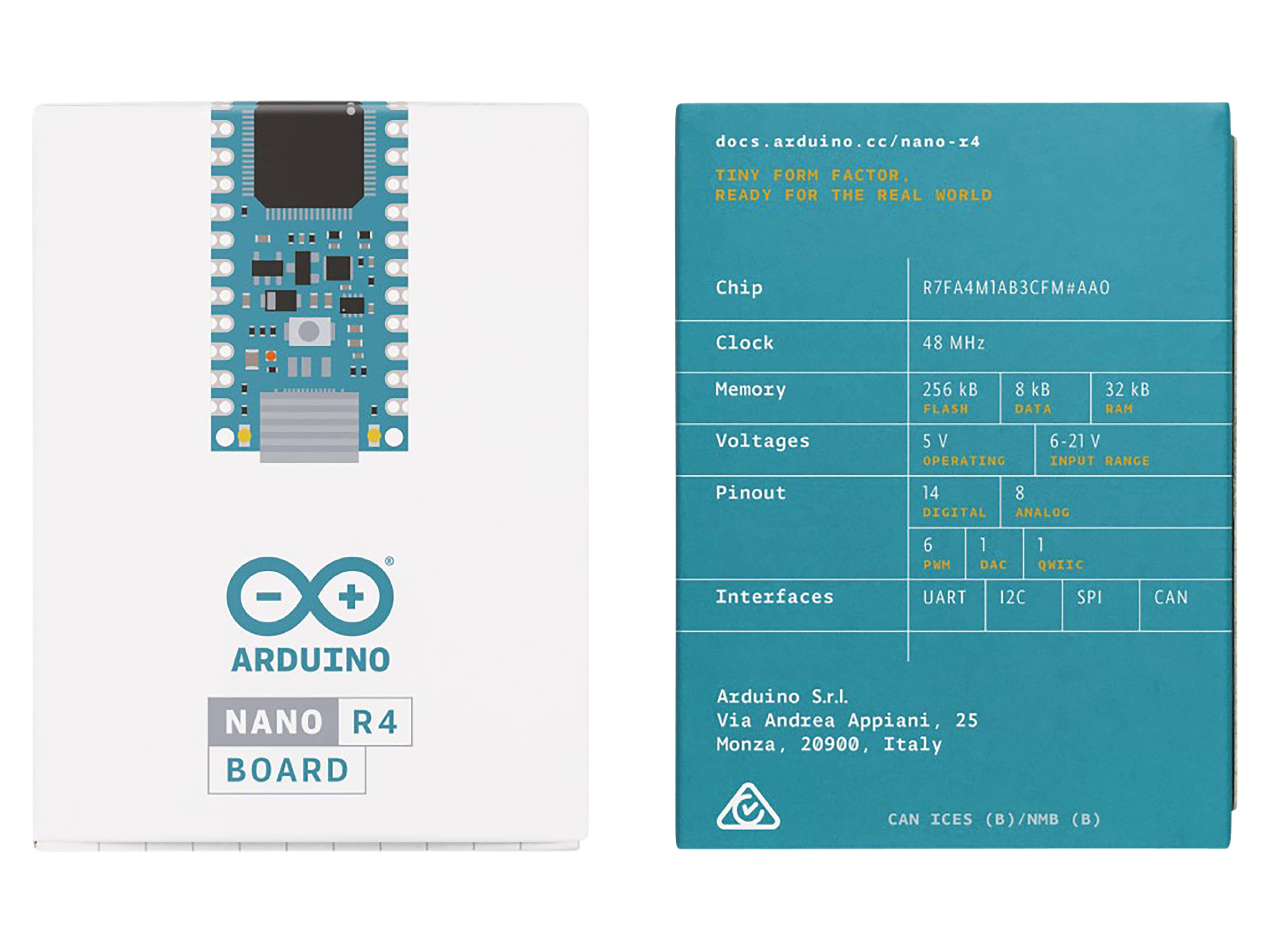ARDUINO Nano R4 Mikrocontroller-Board ohne Header