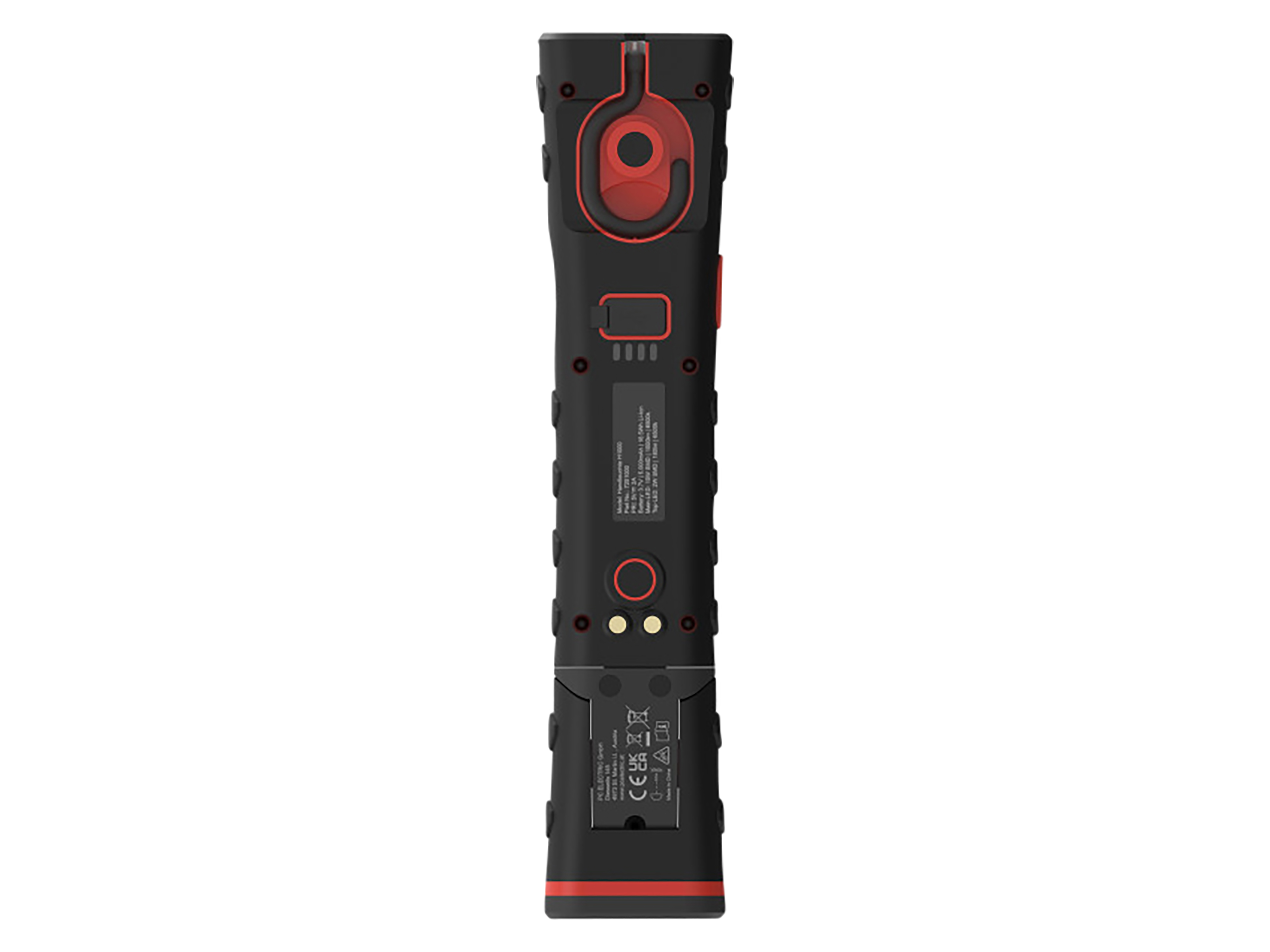 PCE LED-Handleuchte H1000, 5.000mAh, LS+USB-C, IP54, schwarz PCE LED-Handleuchte H1000, 5.000mAh, LS+USB-C, IP54, schwarz