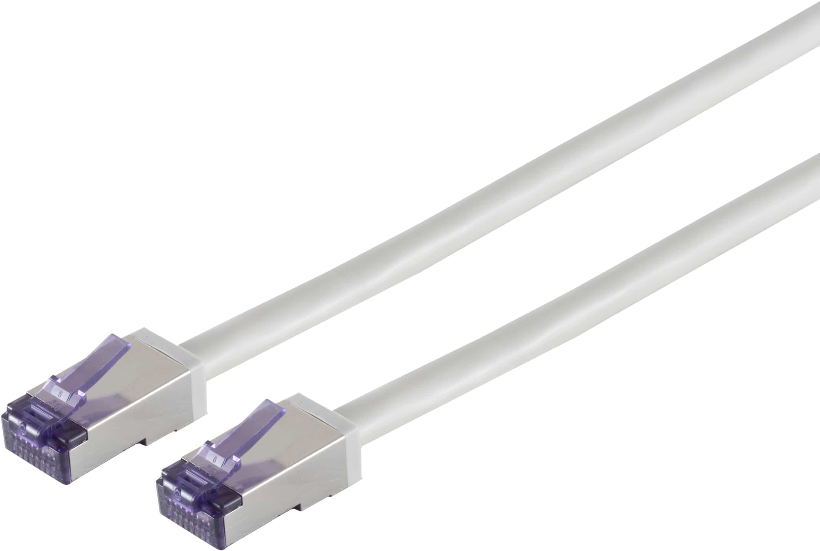 SMART-MULTIMEDIA CAT.6a,Netzwerkkabel Superflex, S/FTP, grau, 5,0m