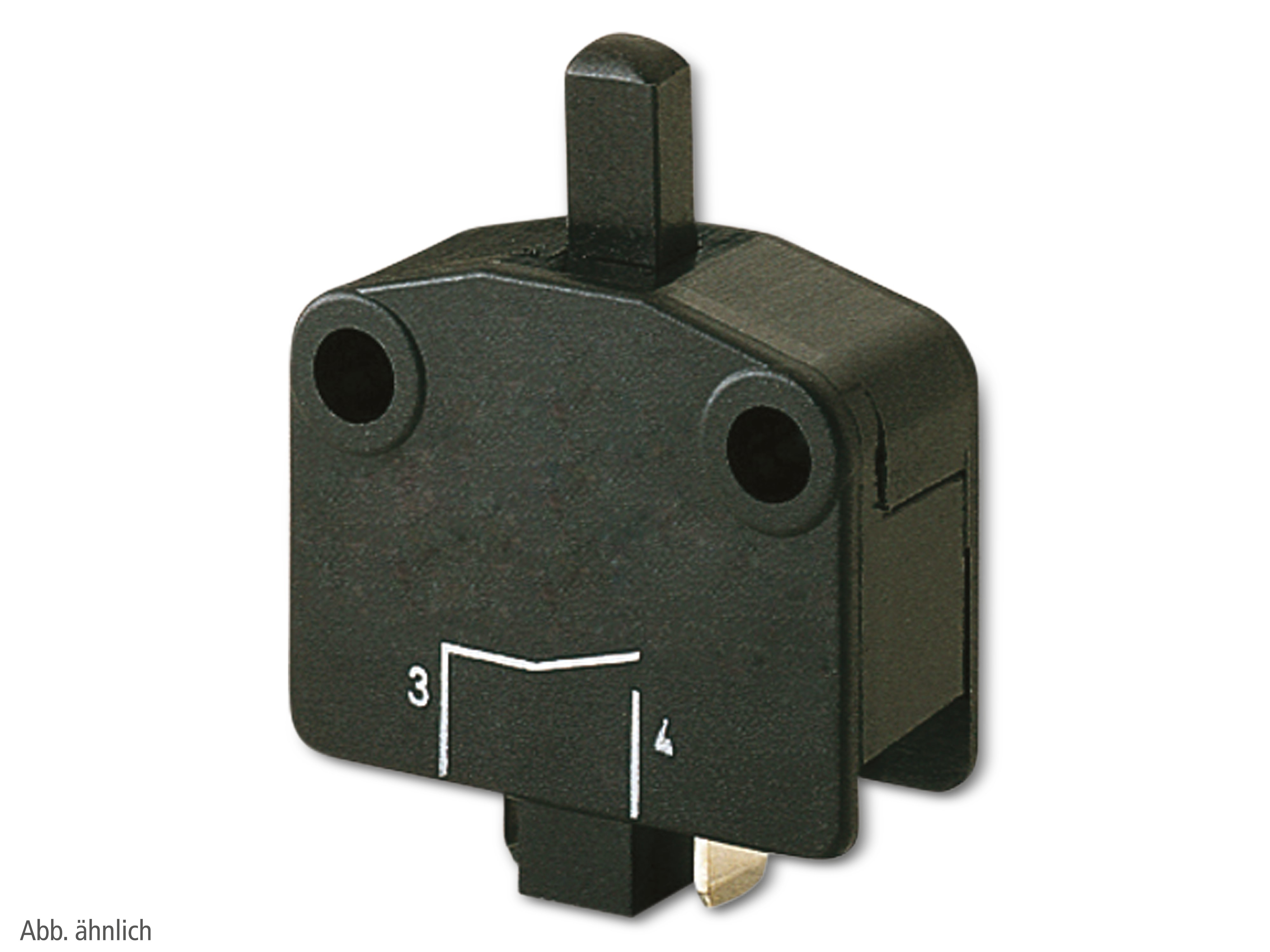 MARQUARDT Schnappschalter, 01115.2101, tastend, 1 x Ein/(Aus), 250 V/AC, 16 A, Flachstecker 6,3 mm