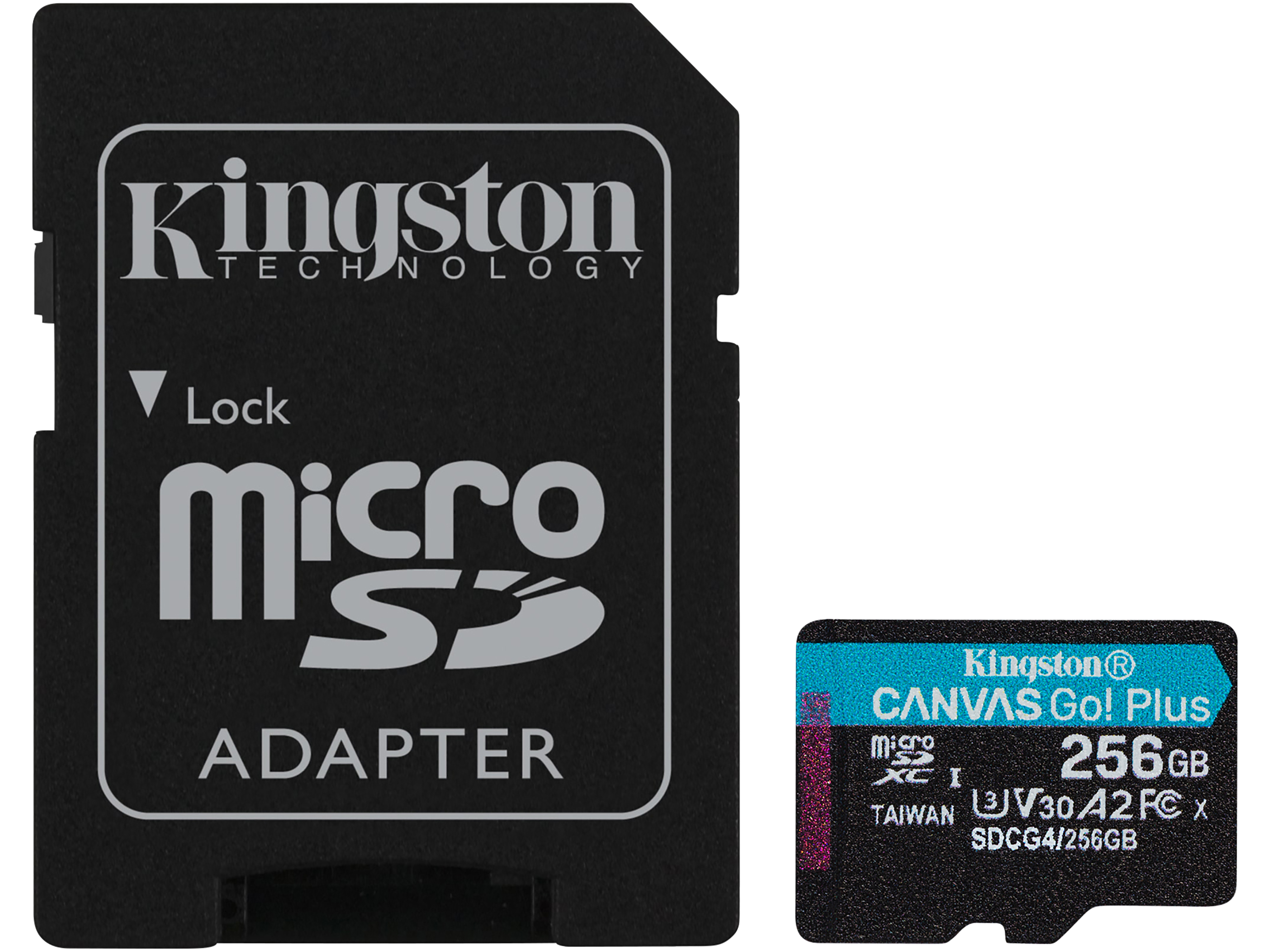 KINGSTON MicroSDXC-Card Canvas Go! Plus 256GB inkl. Adapter KINGSTON MicroSDXC-Card Canvas Go! Plus 256GB inkl. Adapter