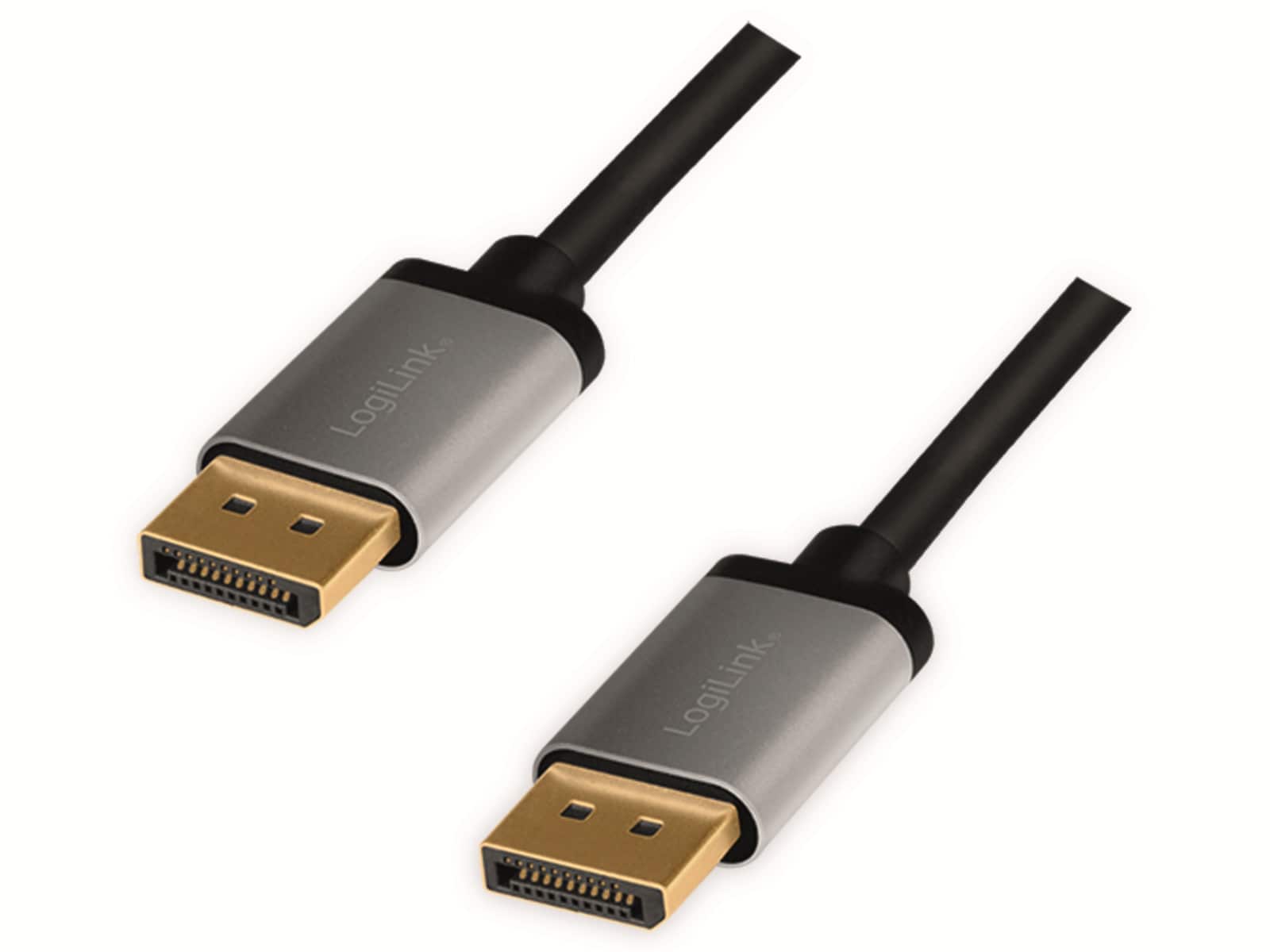 LOGILINK DisplayPort-Kabel CDA0101, Stecker/Stecker, Alu, 4k, 2 m