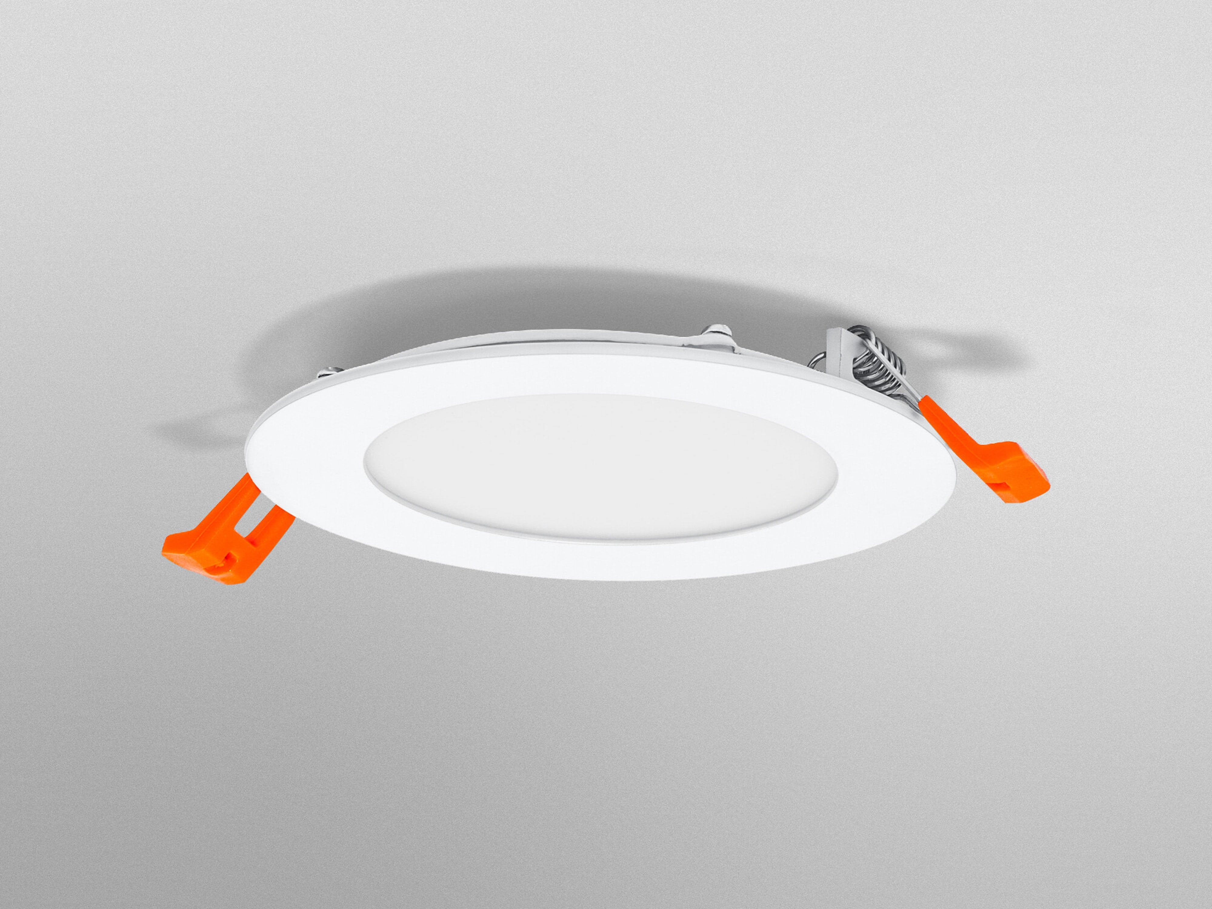 OSRAM LED-Einbauleuchte, ultra slim, 8W, 550lm, 4000K, IP20, Ø 120 mm, neutralweiß