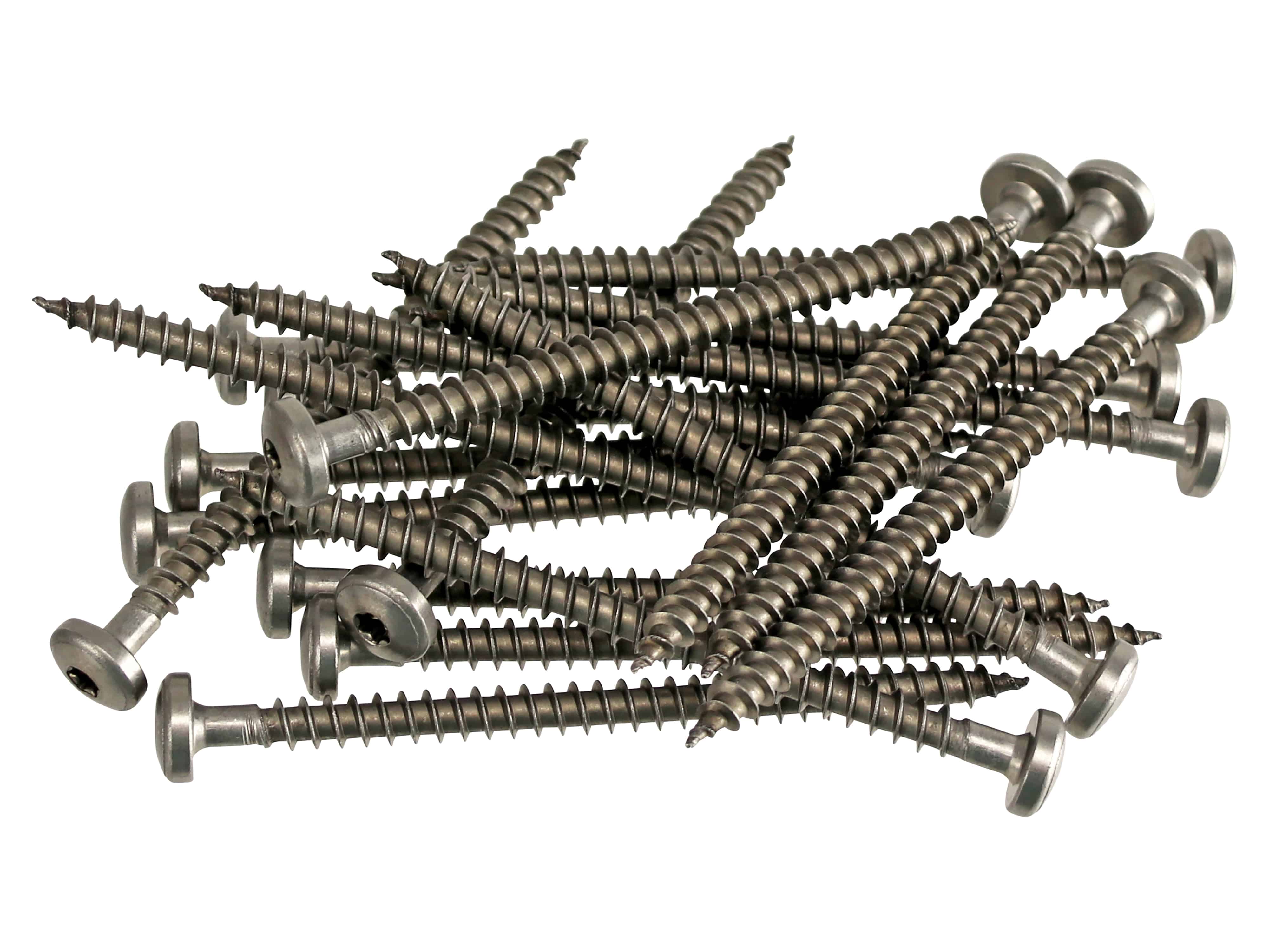 Edelstahl Spanplattenschrauben 6x90, T25, Vollgewinde, 20 Stück Edelstahl Spanplattenschrauben 6x90, T25, Vollgewinde, 20 Stück