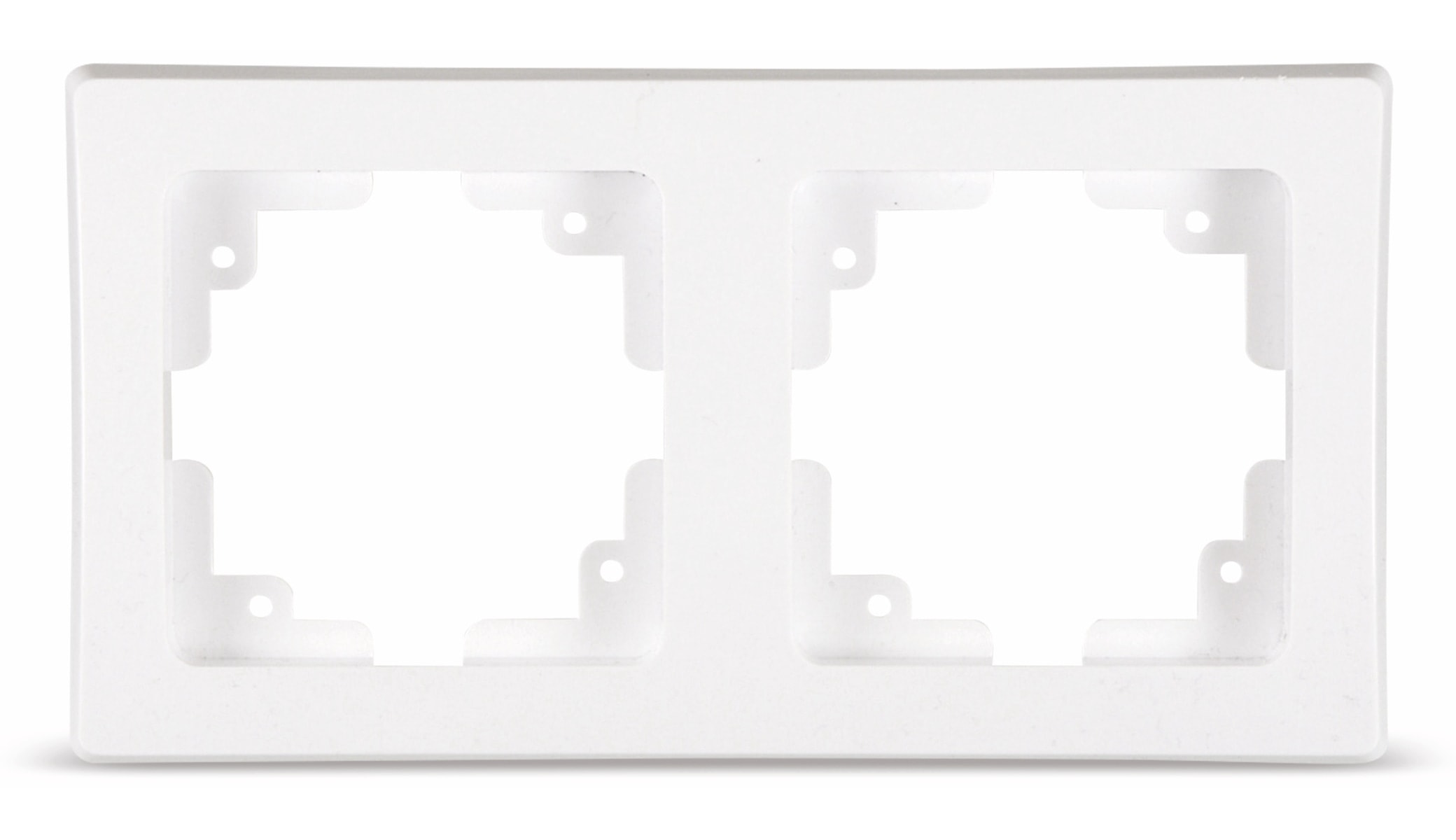 DELPHI 2-fach Rahmen, weiß DELPHI 2-fach Rahmen, weiß