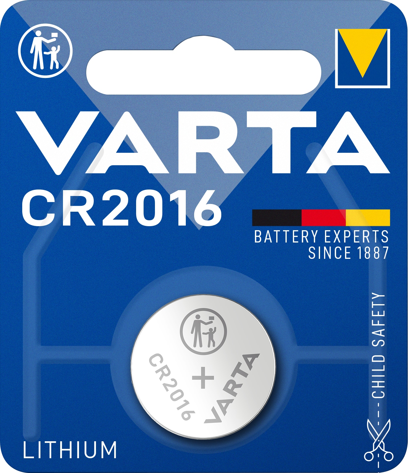VARTA Lithium Knopfzelle CR2016