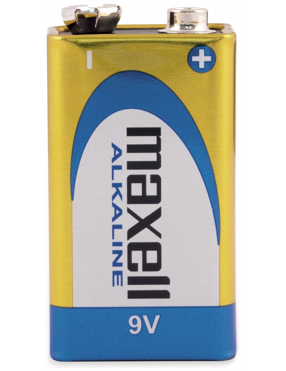 MAXELL 9V-Blockbatterie Alkaline, 6LR61, 1 Stück