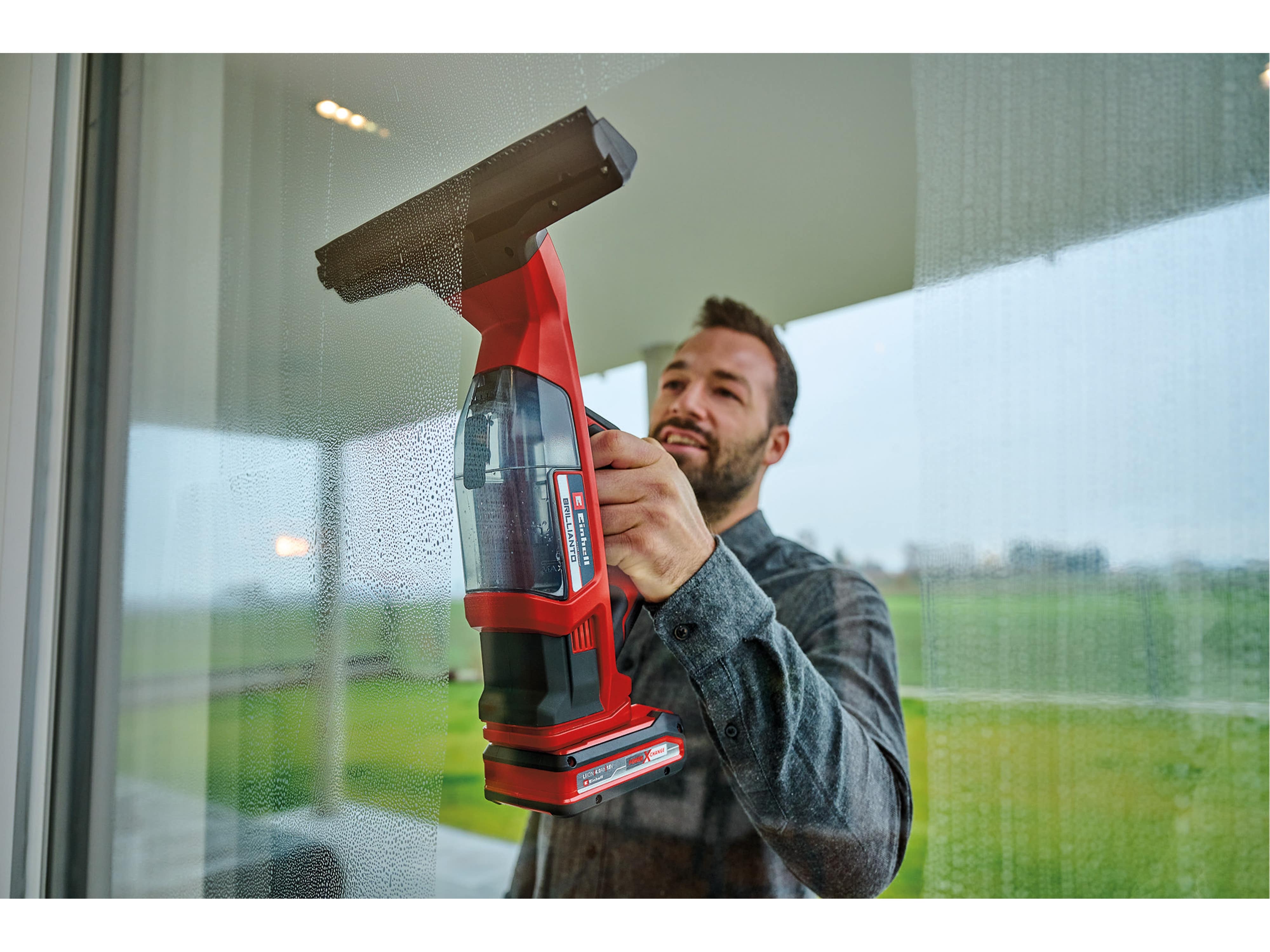 EINHELL Akku-Fensterreiniger Brillianto Solo