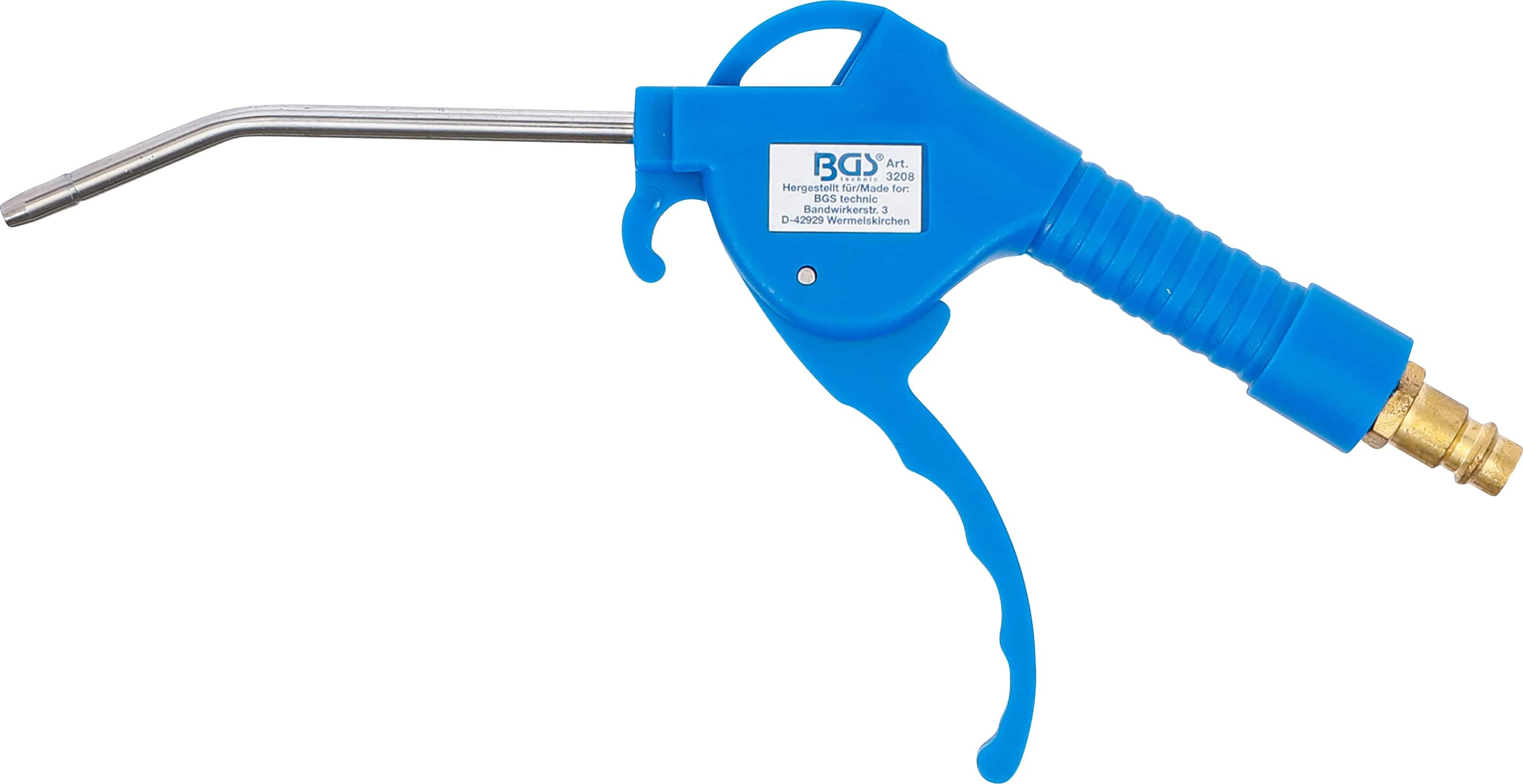 BGS TECHNIC Druckluft-Ausblaspistole 3208, 100 mm