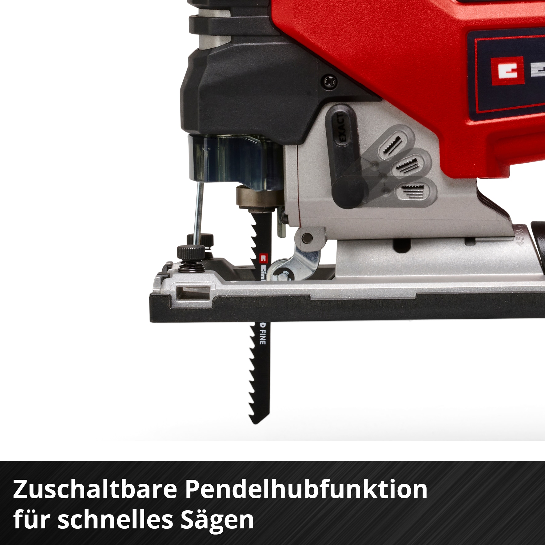 EINHELL PROFESSIONAL Akku-Stichsäge TP-JS 18/135 Li BL-Solo + E-Box Koffer S-F