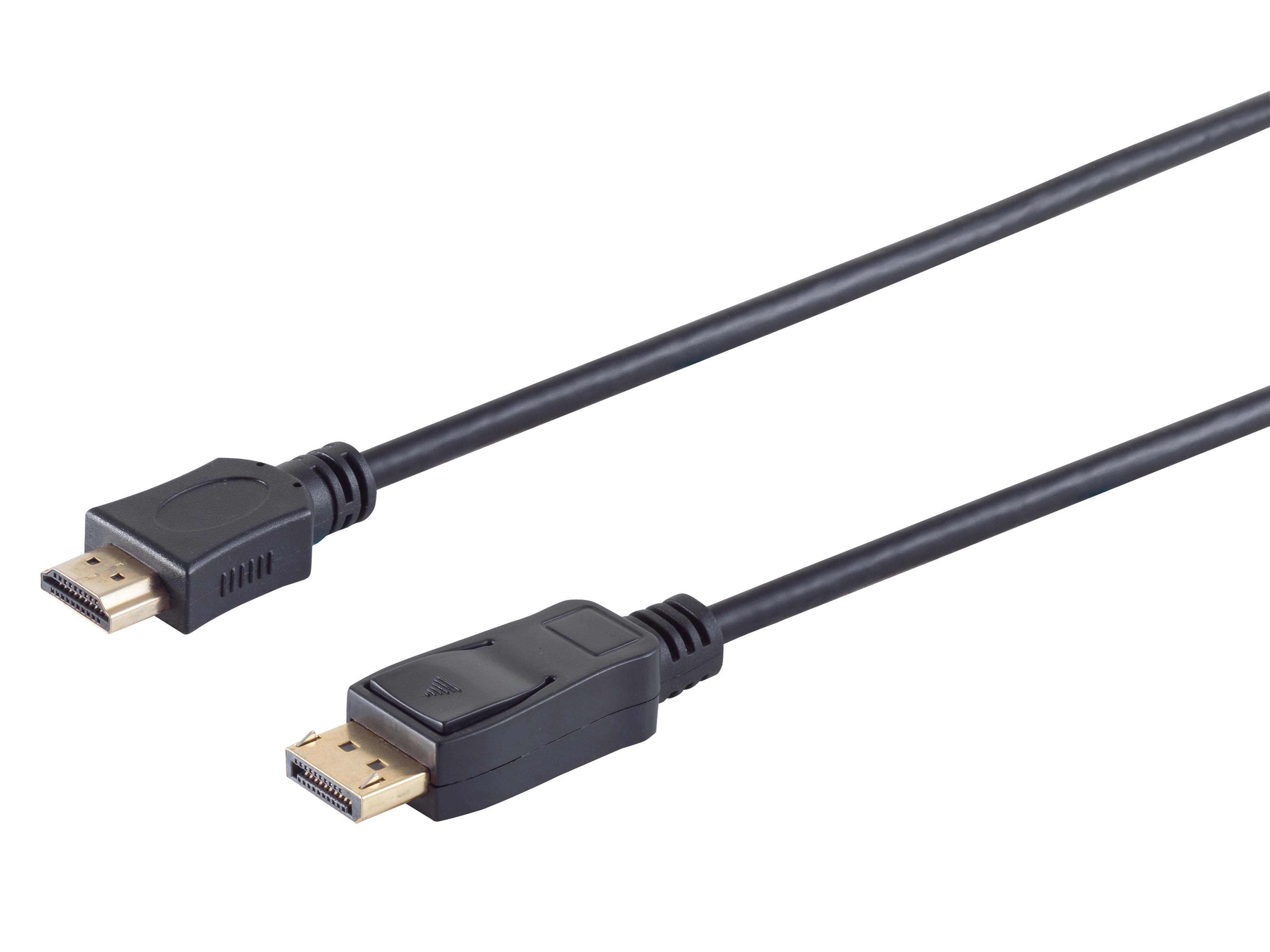S-IMPULS DisplayPort 1.2 Adapterkabel HDMI-A 4K 1m