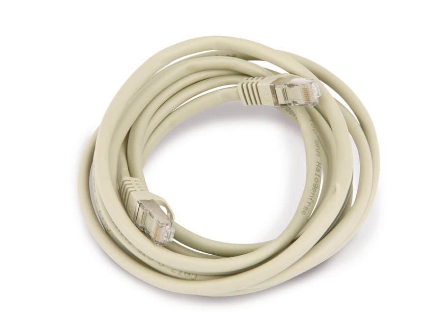 S-IMPULS RJ45 Patchkabel S/FTP (PIMF), m. CAT.7 Rohkabel, 0,25 m, grau