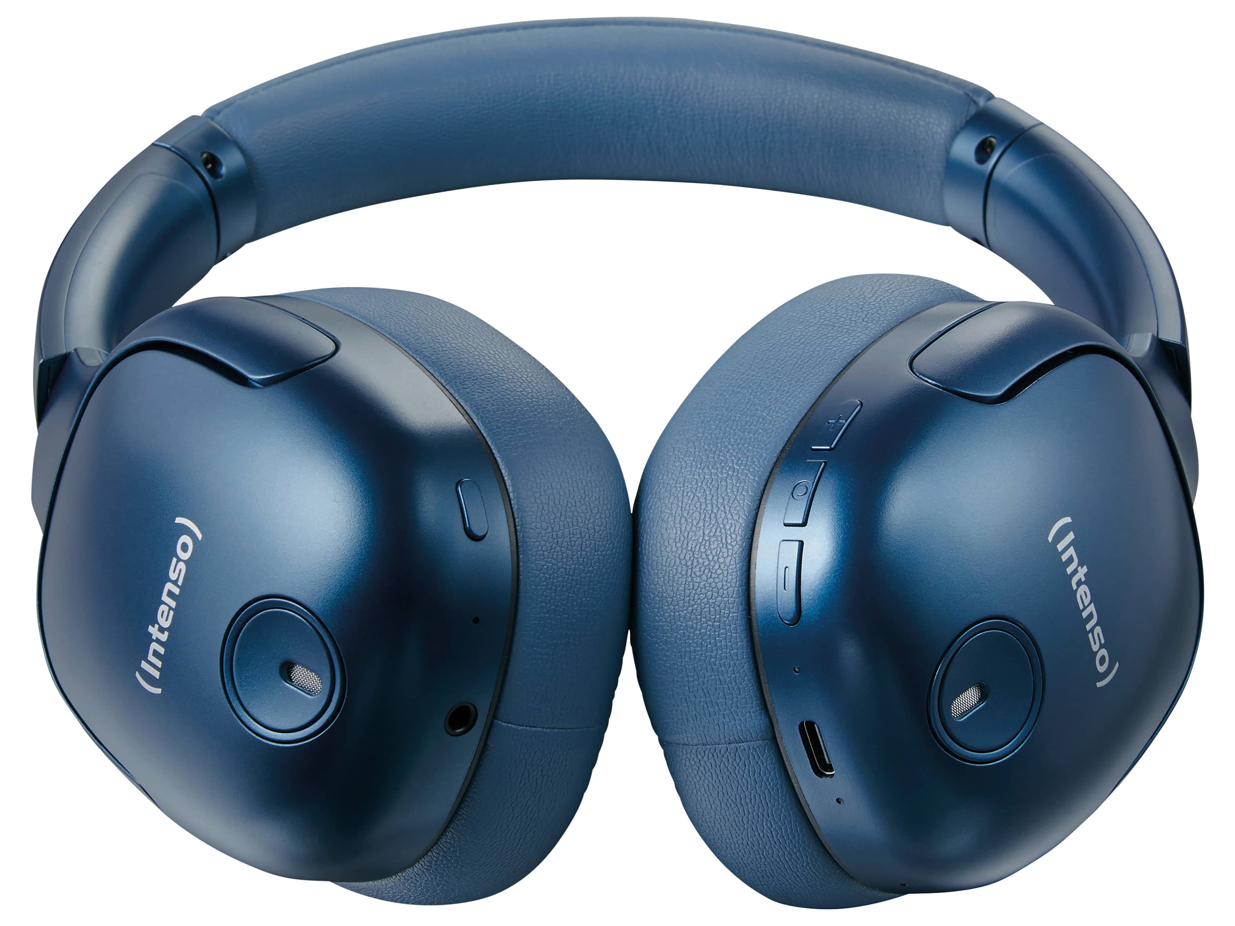 INTENSO Over-Ear Kopfhörer O400HA, TWS, Bluetooth, ANC, blau