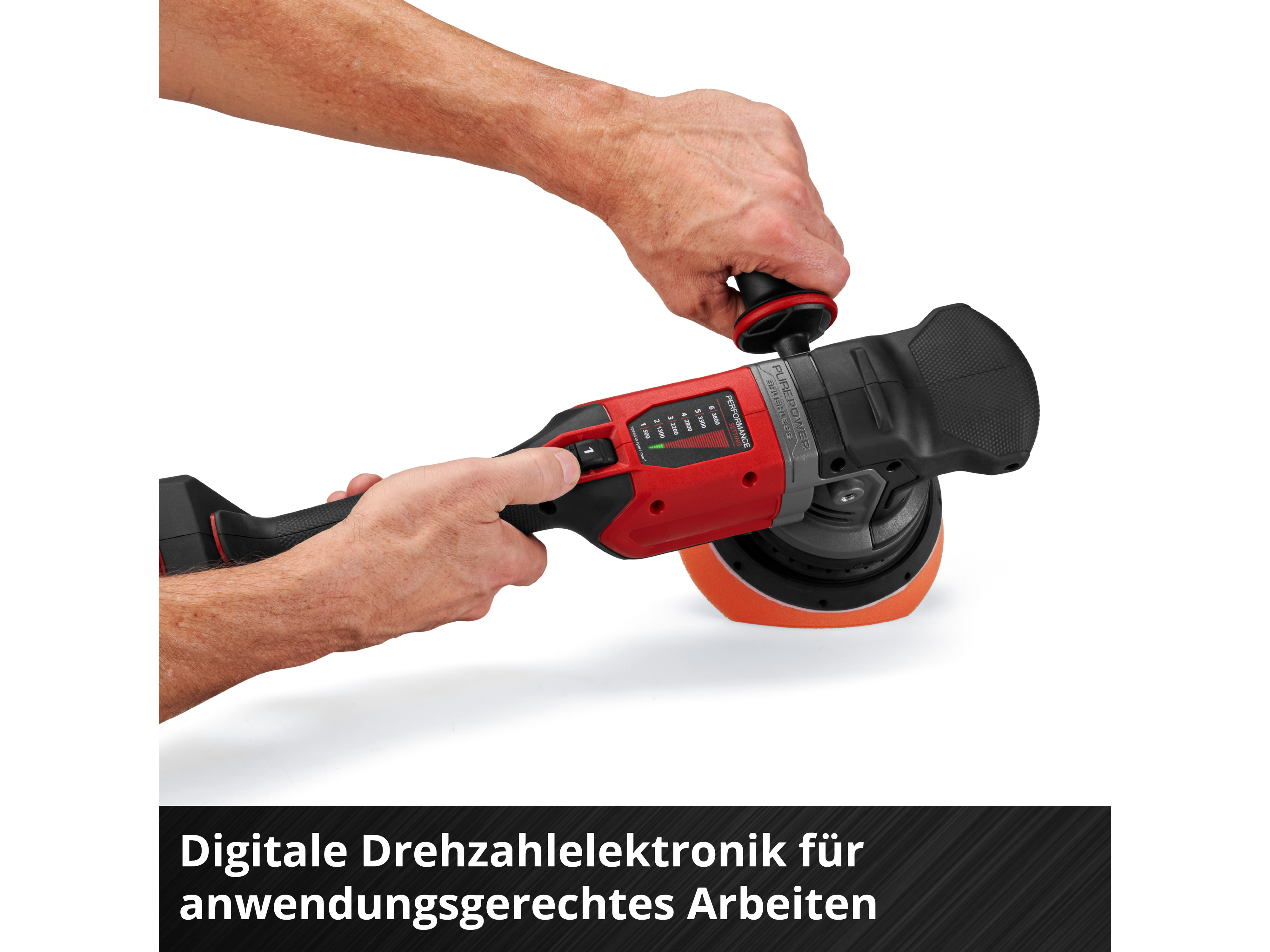 EINHELL PROFESSIONAL Akku-Exzenterschleifer CP-EP 18/125 Li BL, 2093330, Solo