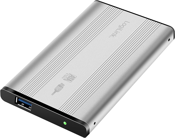 LOGILINK Festplatten-Gehäuse, 6,35 cm (2,5"), USB 3.0/SATA, silber LOGILINK Festplatten-Gehäuse, 6,35 cm (2,5"), USB 3.0/SATA, silber