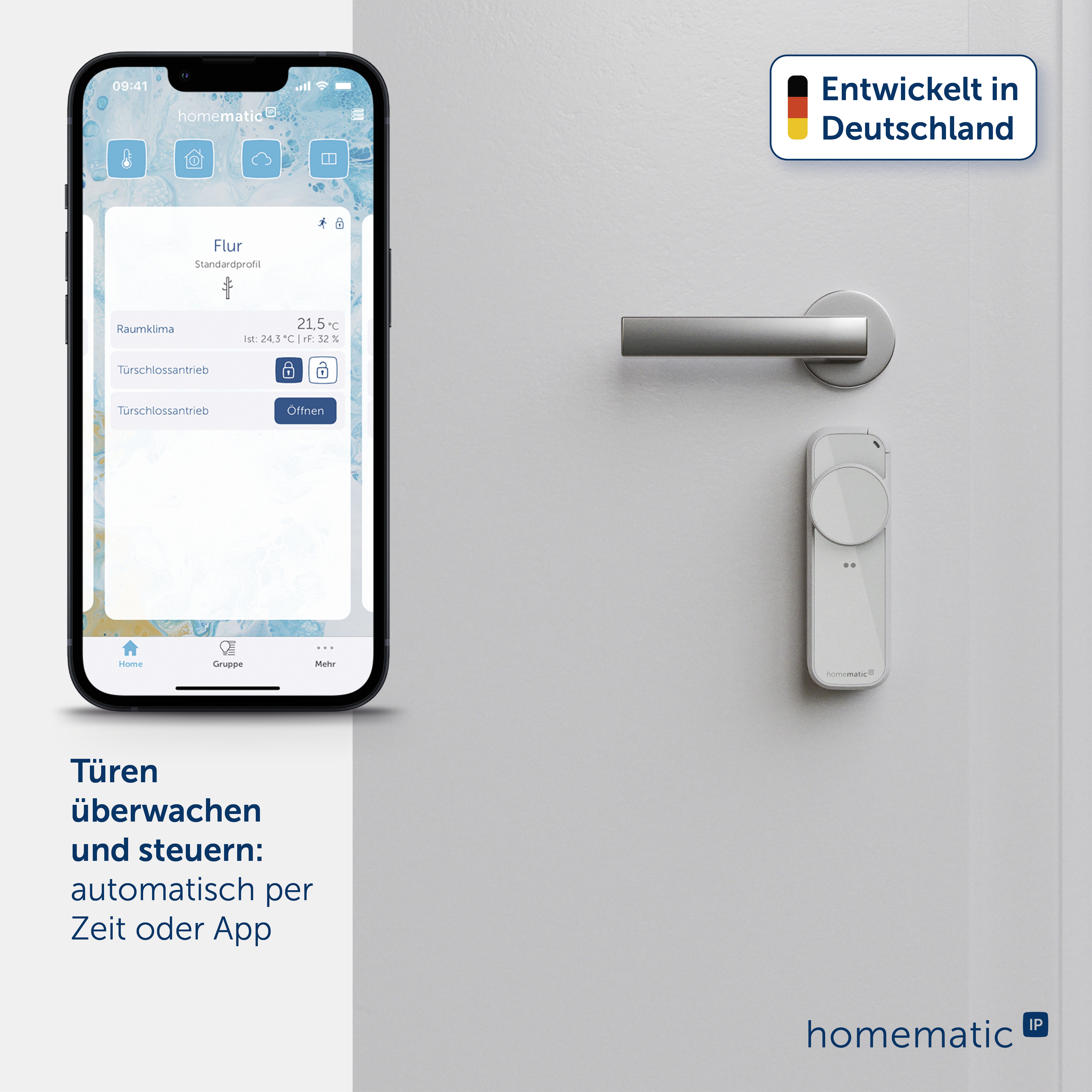 HOMEMATIC IP 162822A0, Türschlossantrieb pro, weiß-silber HOMEMATIC IP 162822A0, Türschlossantrieb pro, weiß-silber