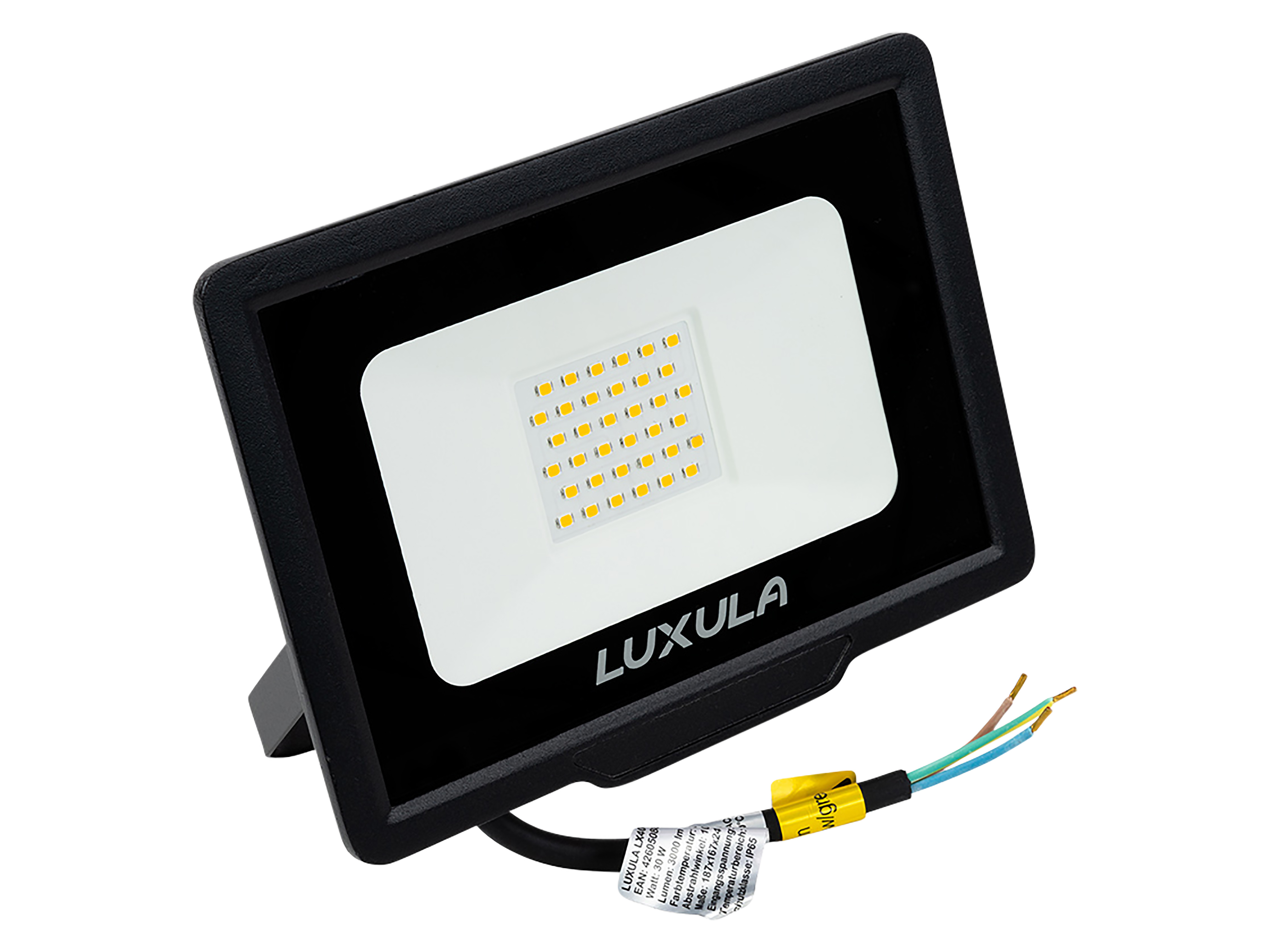 LUXULA LED-Fluter, EEK: F, 30W, 3000lm, 4000K, schwarz LUXULA LED-Fluter, EEK: F, 30W, 3000lm, 4000K, schwarz