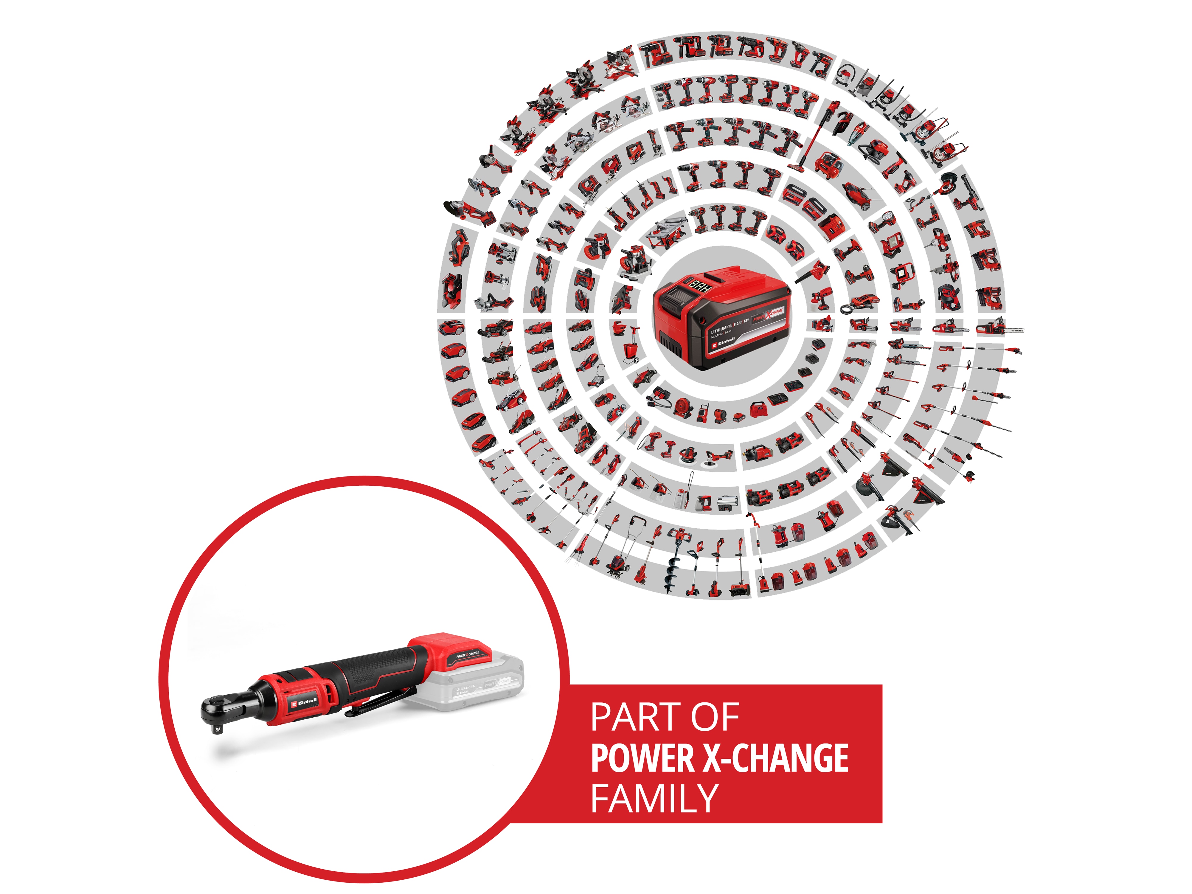 EINHELL Akku-Ratschenschraubendreher TE-RW 18/60 Li, 4514320, Solo