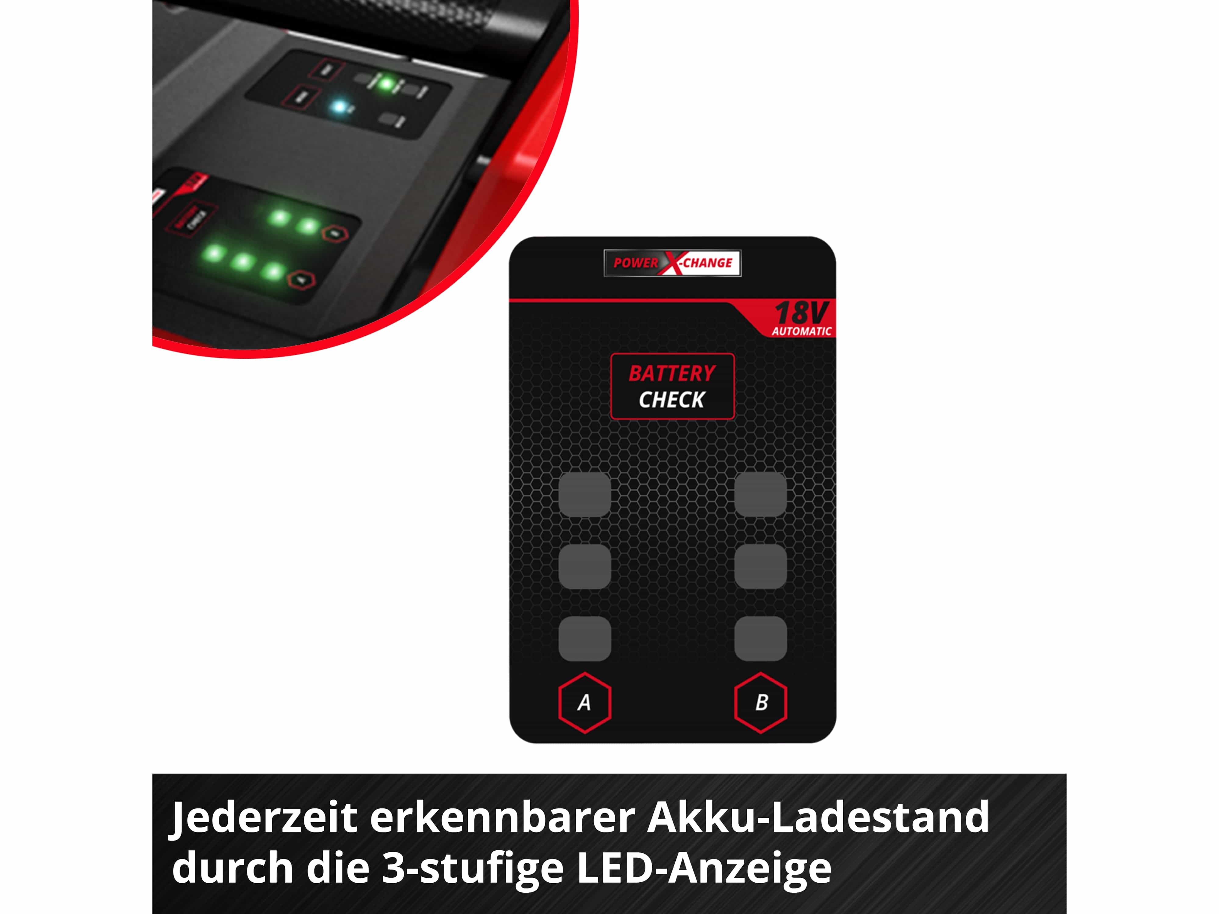 EINHELL Automatische Akku-Gartenpumpe AQUINNA 18/30 F LED AUTOMATIC, 4180460, Solo