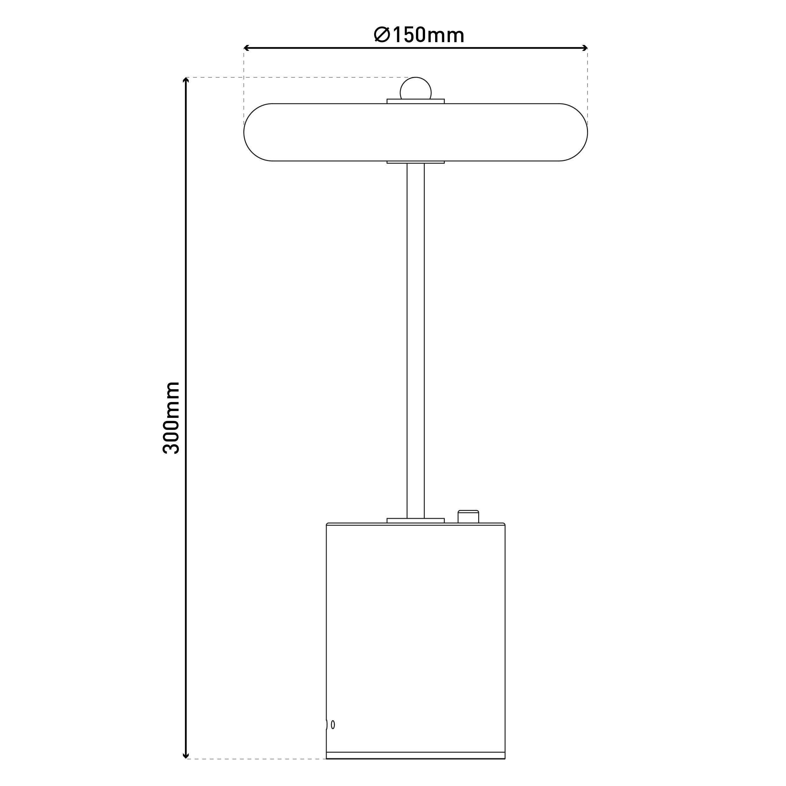 NÄVE LED-Tischleuchte 5306416, 1W, 70lm, 2900K, mit Akku, grau, 30cm NÄVE LED-Tischleuchte 5306416, 1W, 70lm, 2900K, mit Akku, grau, 30cm