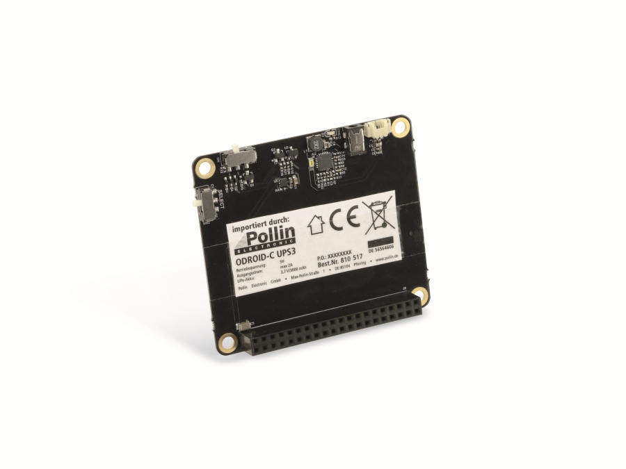 ODROID-C UPS3, USV, LiPo, 3 Ah ODROID-C UPS3, USV, LiPo, 3 Ah