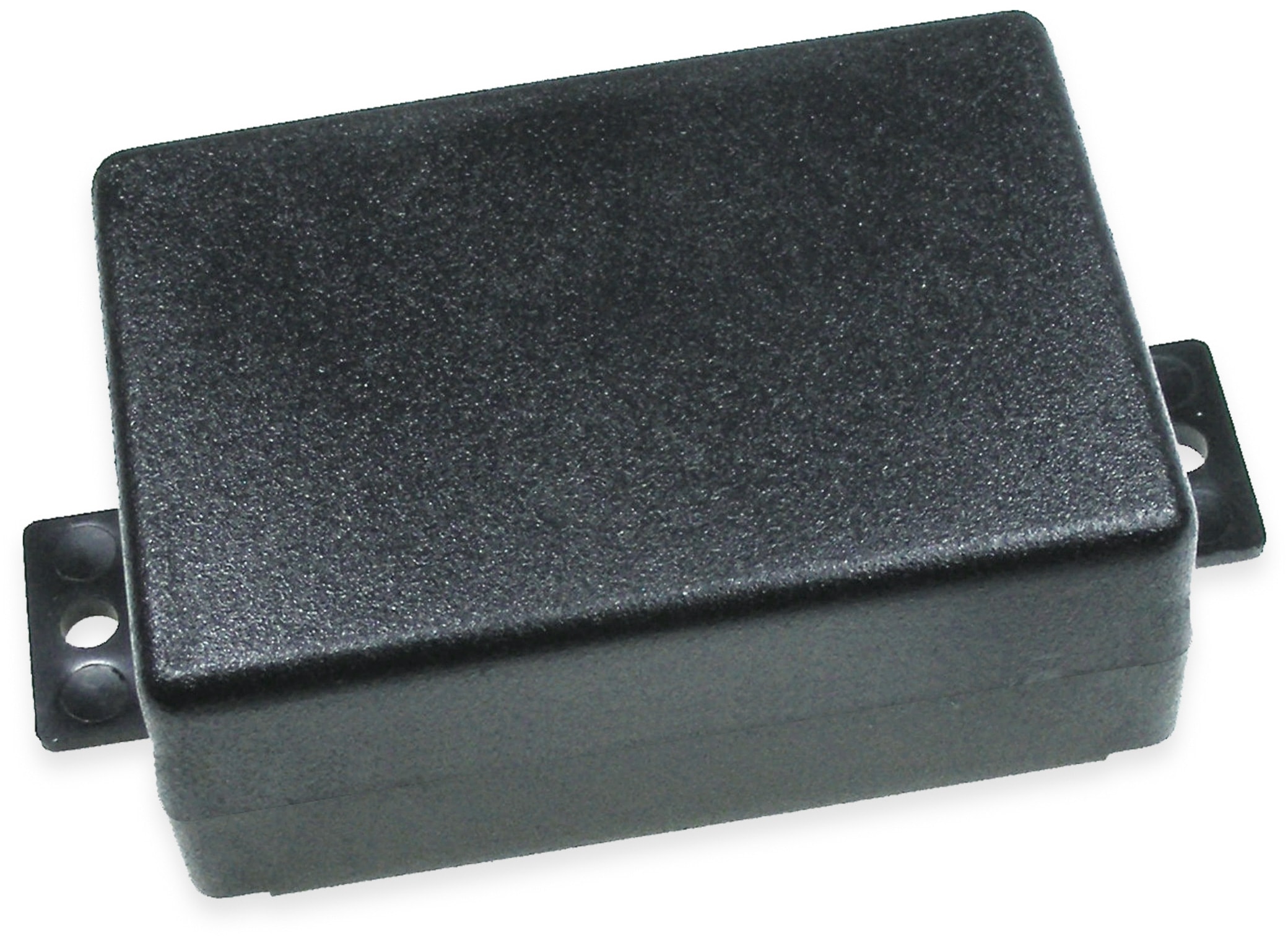 KEMO Kunststoffgehäuse, G023N, 74x51x28 mm (ohne Befestigungslaschen), Thermoplast/PS, schwarz