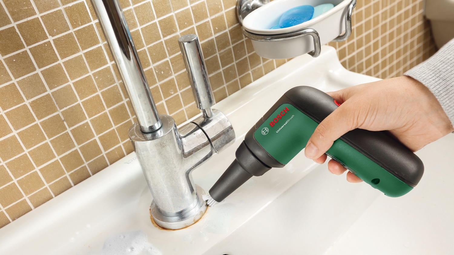BOSCH Akku-Reinigungsbürste UniversalBrush, 06033E0002