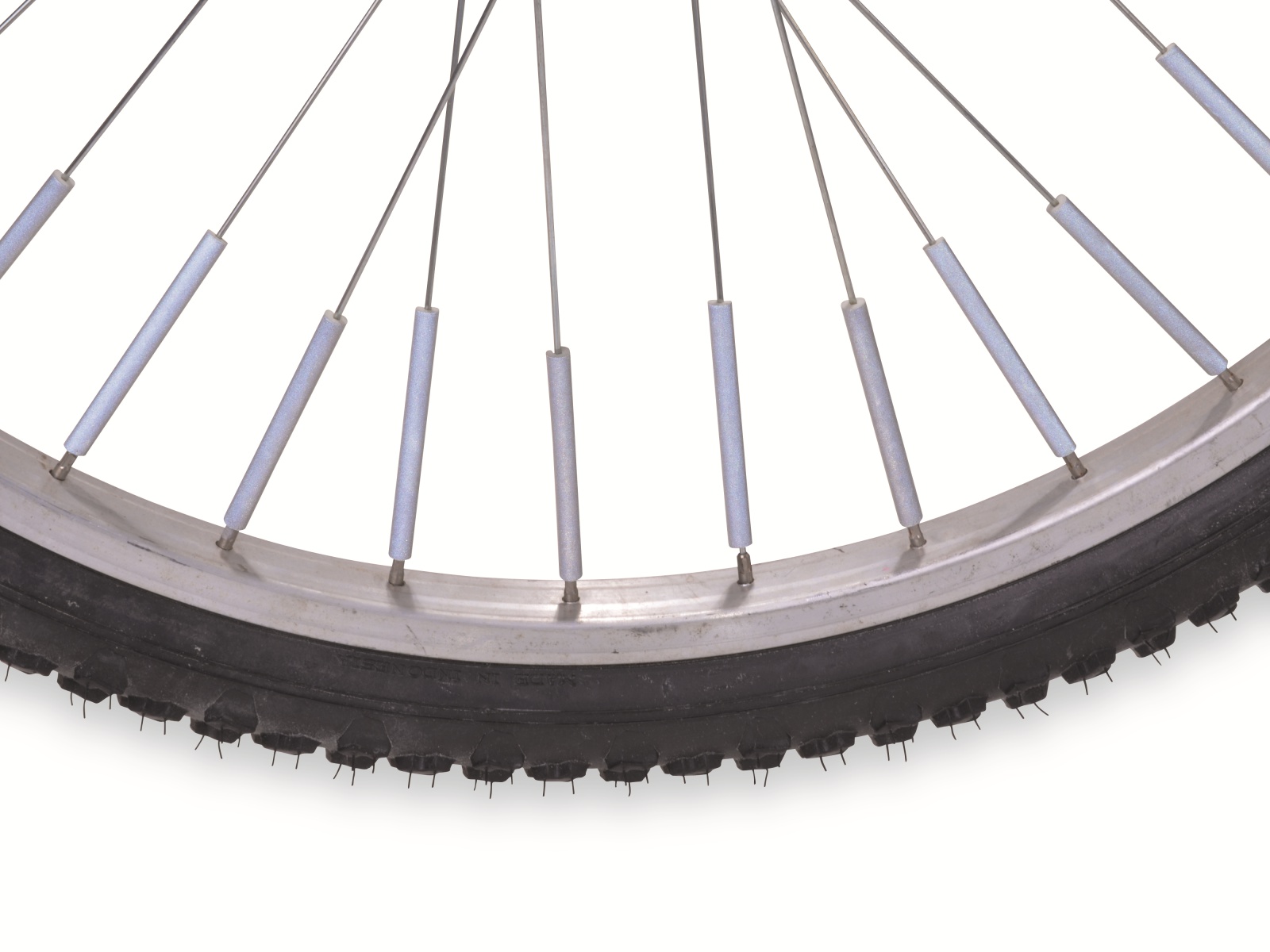 FILMER Fahrrad-Speichenreflektoren-Set Premium 49045, silber, 36 Stück FILMER Fahrrad-Speichenreflektoren-Set Premium 49045, silber, 36 Stück