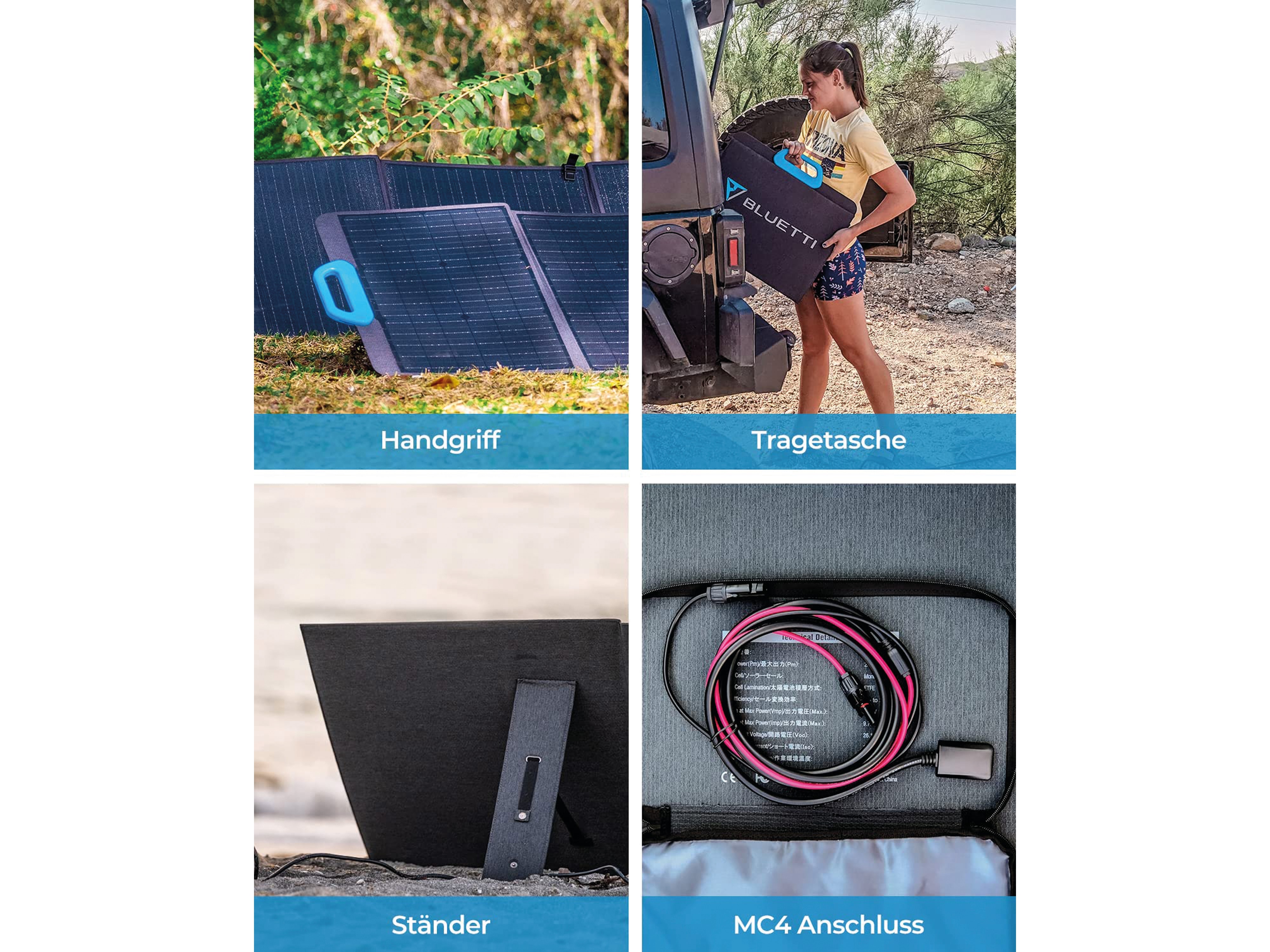 BLUETTI Powerstation-Set EB70 + 120 W Solarmodul BLUETTI Powerstation-Set EB70 + 120 W Solarmodul