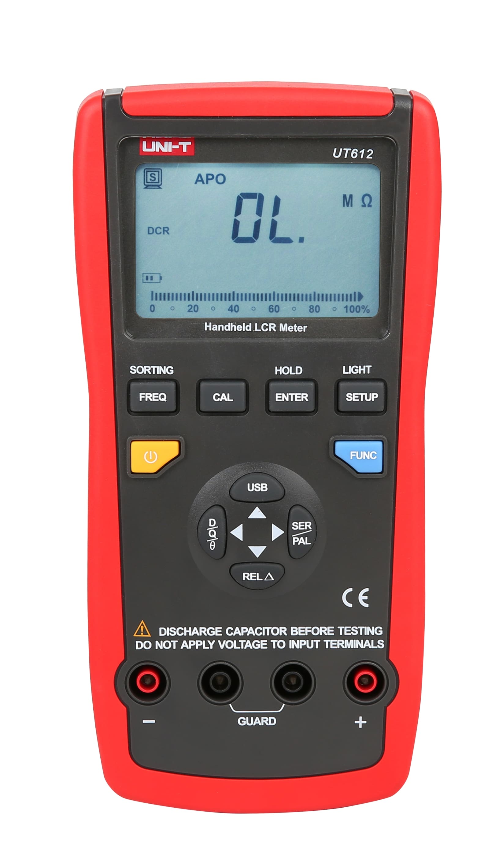 UNI-T Digitales LCR-Messgerät UT612, USB, 100 kHz