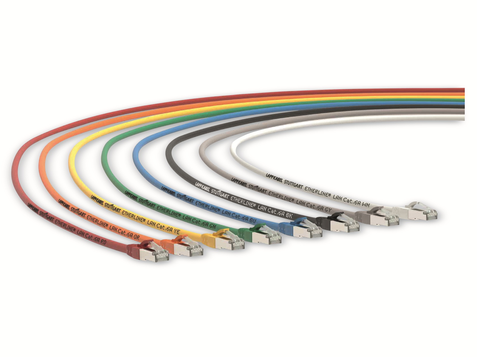 LAPP CAT.6a Netzwerkkabel Etherline LAN, UL-Zertifizierung, 10,0 m, orange