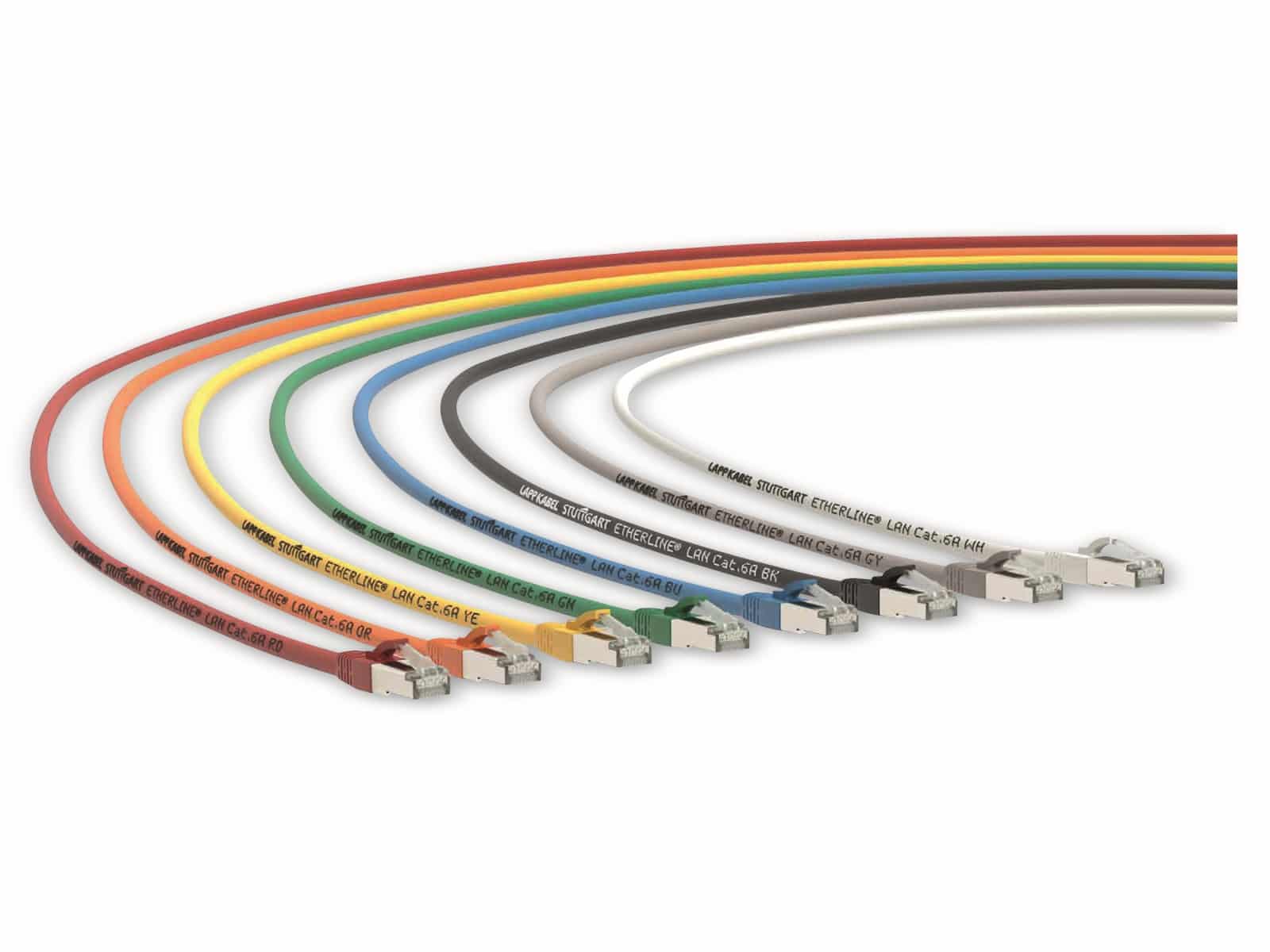 LAPP CAT.6a Netzwerkkabel Etherline LAN, UL-Zertifizierung, 10,0 m, orange LAPP CAT.6a Netzwerkkabel Etherline LAN, UL-Zertifizierung, 10,0 m, orange