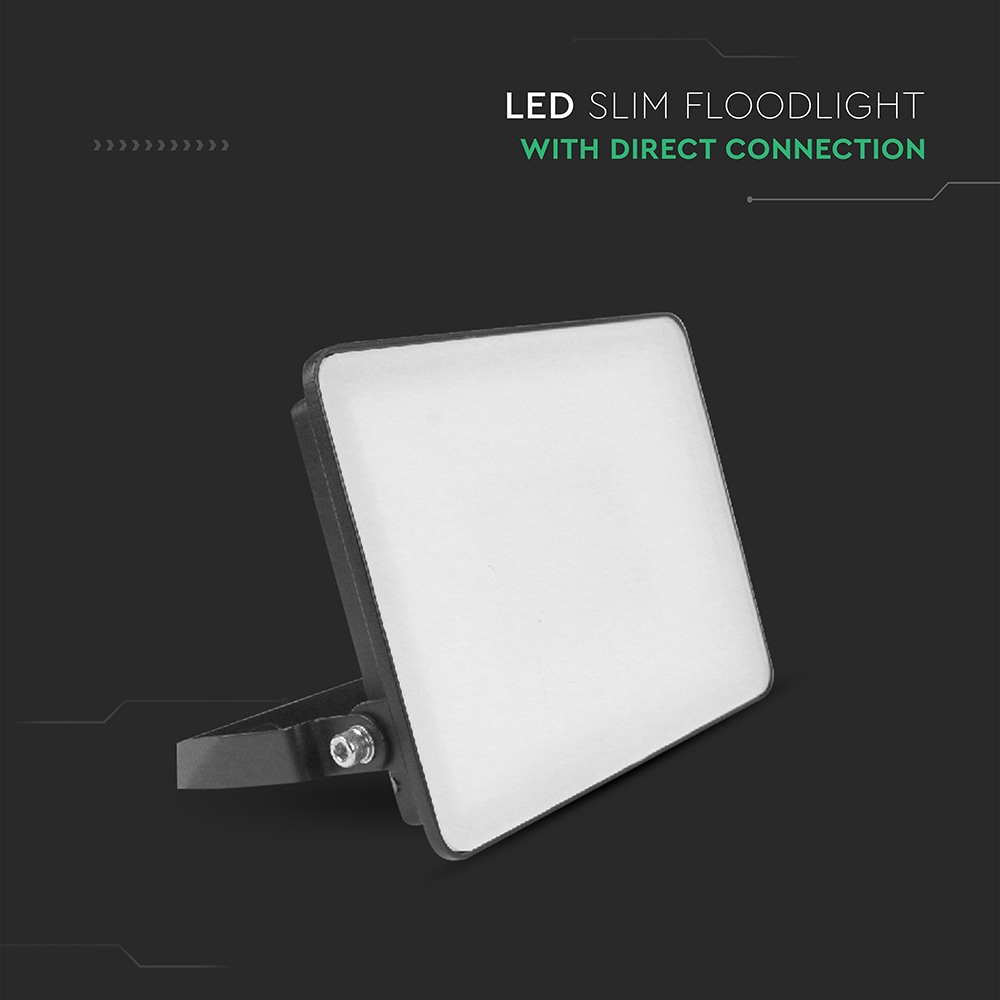 V-TAC LED-Fluter, VT-4429-FC, EEK: E, 30 W, 3600 lm, 4000 K, IP65, neutralweiß