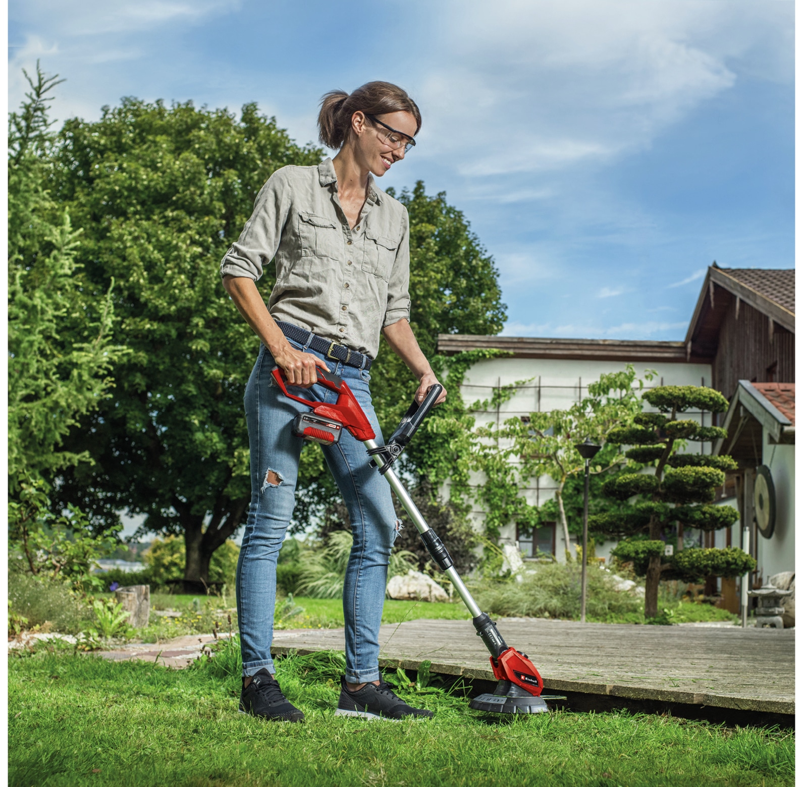 EINHELL Akku-Rasentrimmer GE-CT 18 Li + Starterset EINHELL Akku-Rasentrimmer GE-CT 18 Li + Starterset
