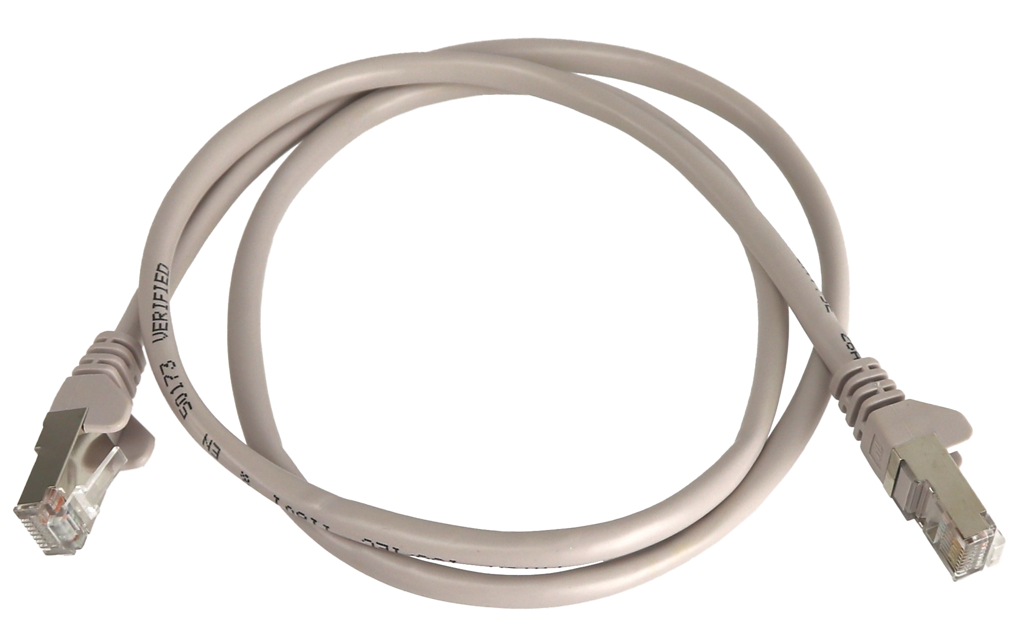 CAT.5E Patchkabel, 1 m, grau, F/UTP CAT.5E Patchkabel, 1 m, grau, UTP