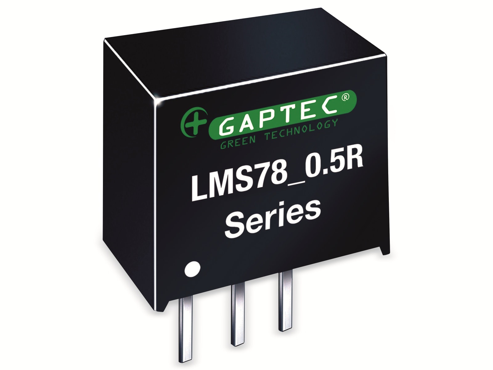 GAPTEC DC-DC-Wandler, Electronic, SIP3, 19-36Vin, 15Vout, 500mA, 11,6x7,55x10,16mm