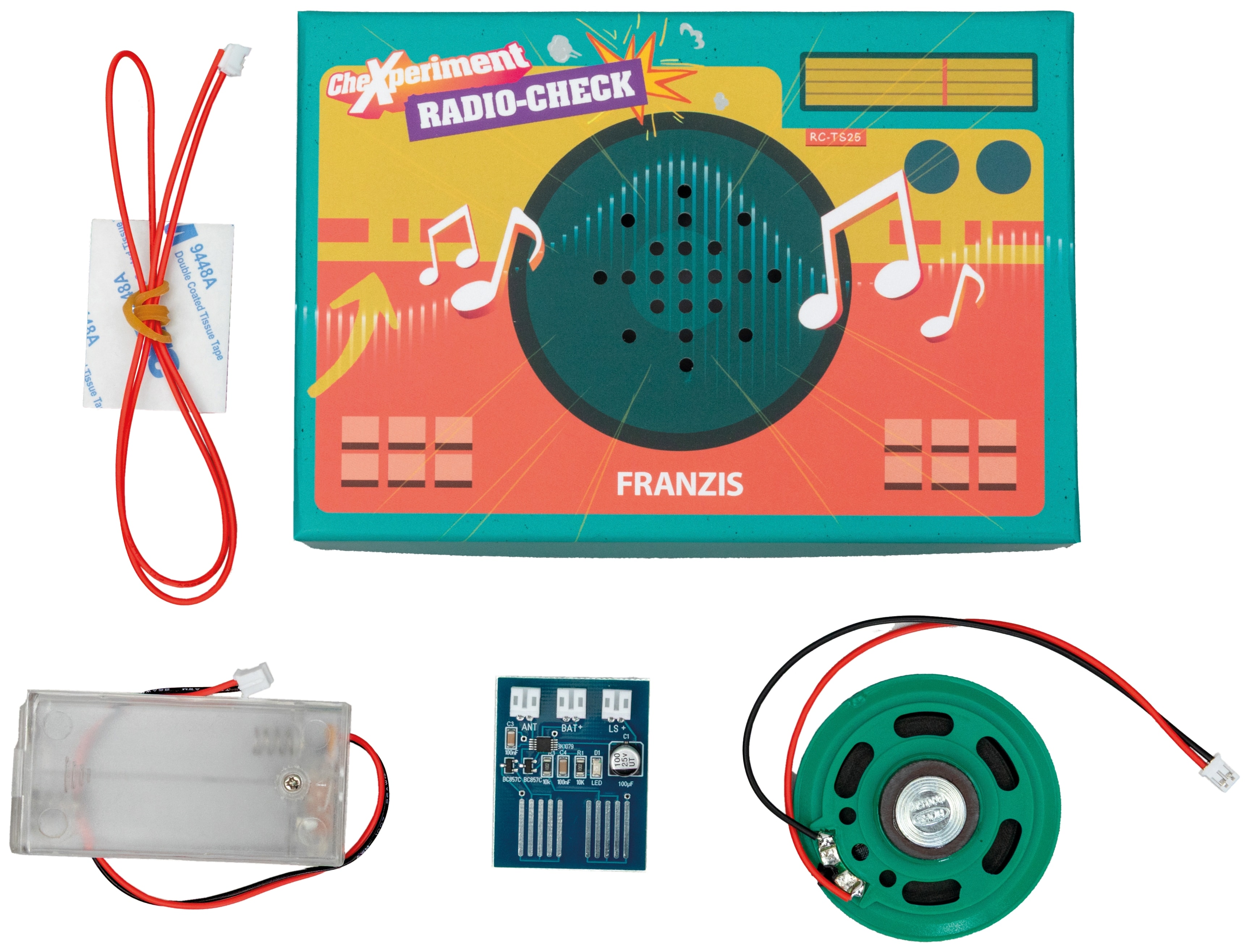 FRANZIS CheXperiment Radio-Check (Checker Tobi) 67228