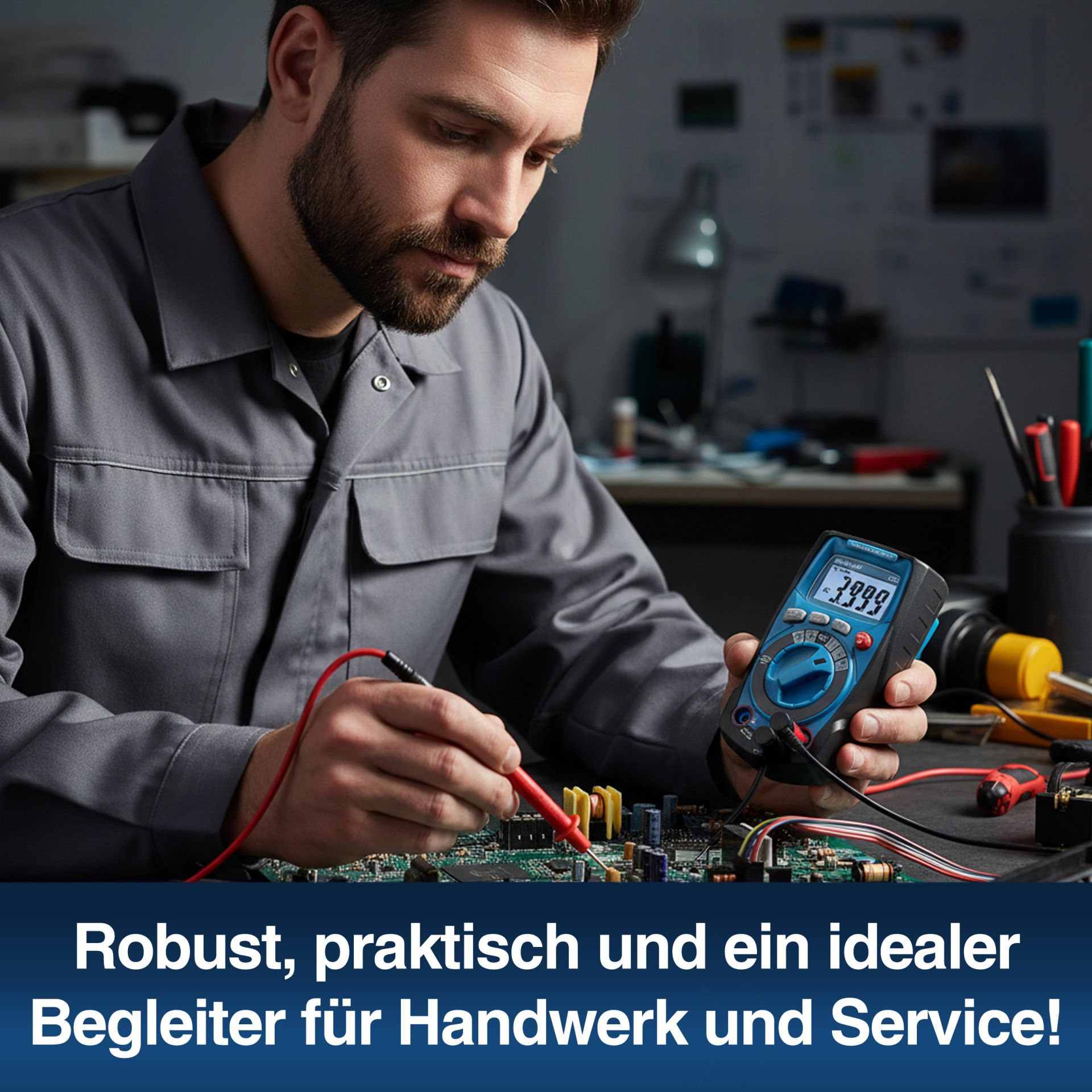 PEAKTECH Digital Multimeter P 1021, 4000 Counts