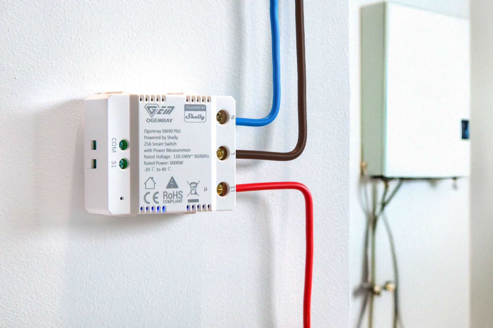 SHELLY OGEMRAY Relais Smart Relay 25A