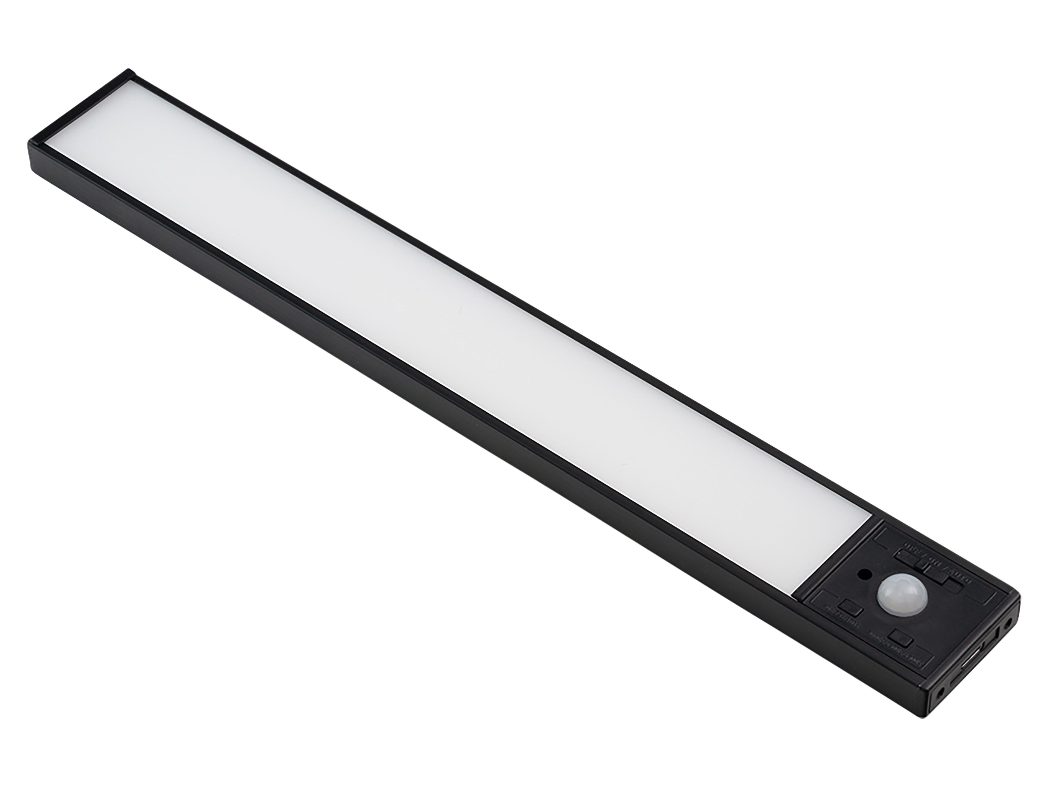 LUXULA LED-Schrankleuchte mit Bewegungsmelder, 2,96W, 110lm, CCT, IP20, schwarz, 30cm LUXULA LED-Schrankleuchte mit Bewegungsmelder, 2,96W, 850lm, CCT, IP20, schwarz, 30cm