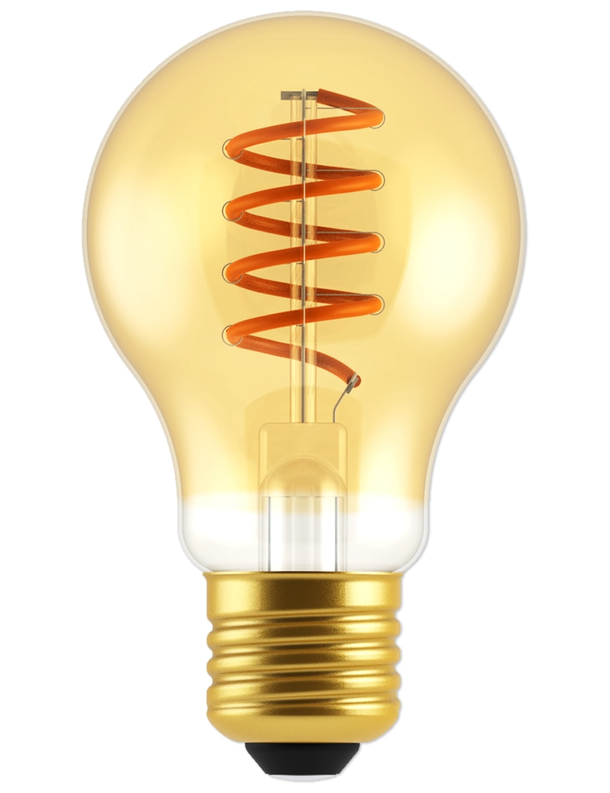 BLULAXA LED-Lampe, Vintage flex Filament, E27, 5W, 250 lm, 1800K, gold