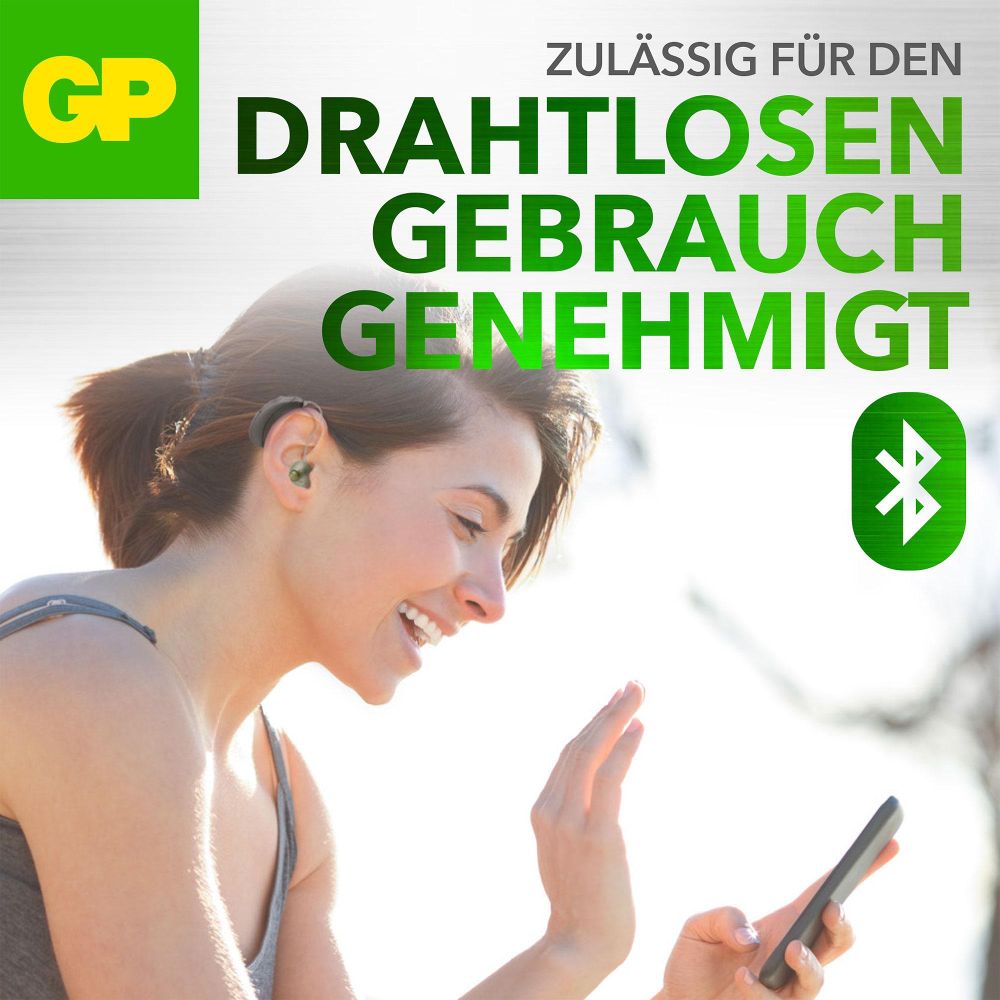 GP ZA 13 Hörgeräte Batterie, PR 48, 6-Stück