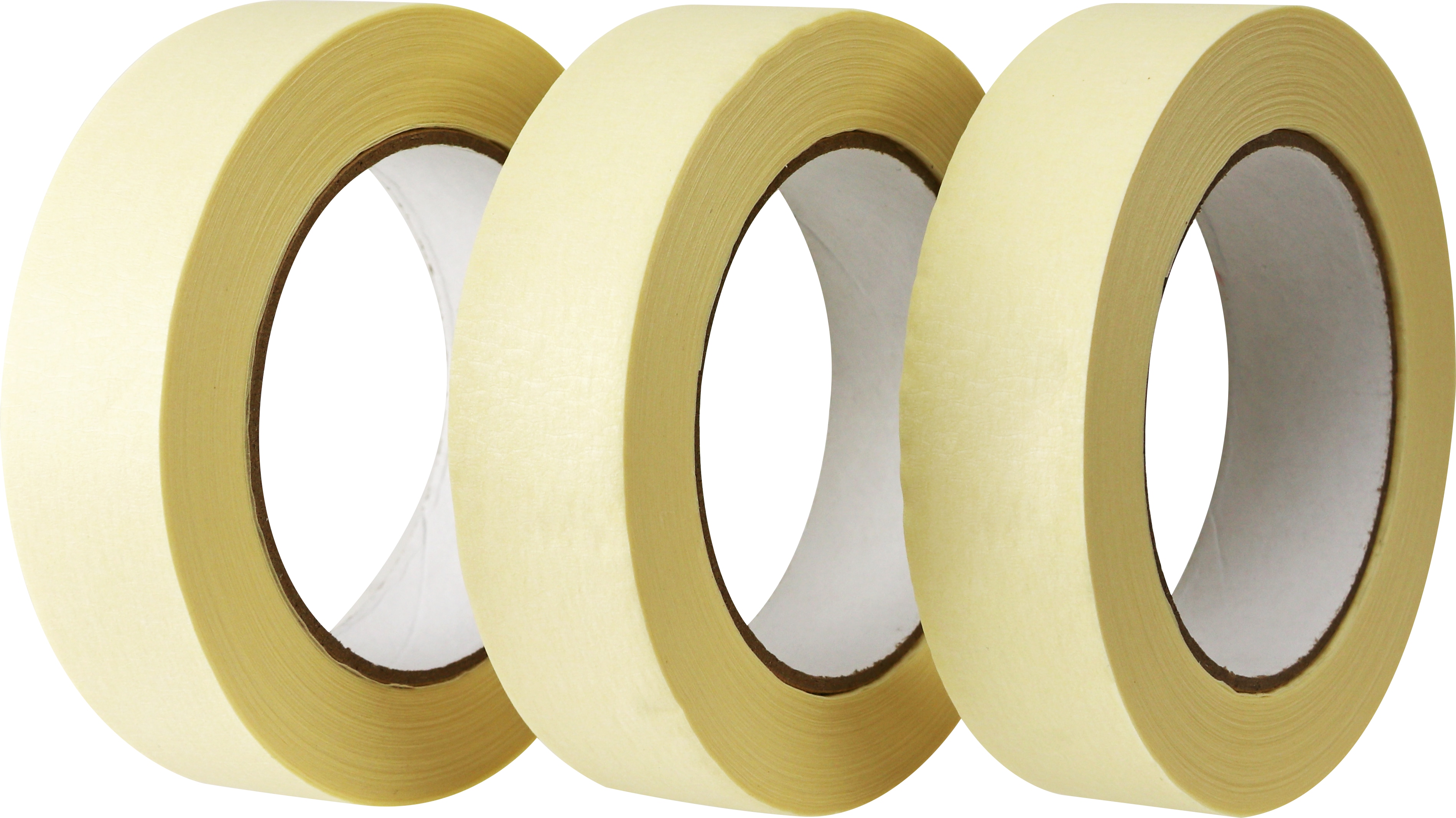 HEIMPROFI Flachkrepp Abdeckklebeband, 50 m x 30 mm, 3er Set