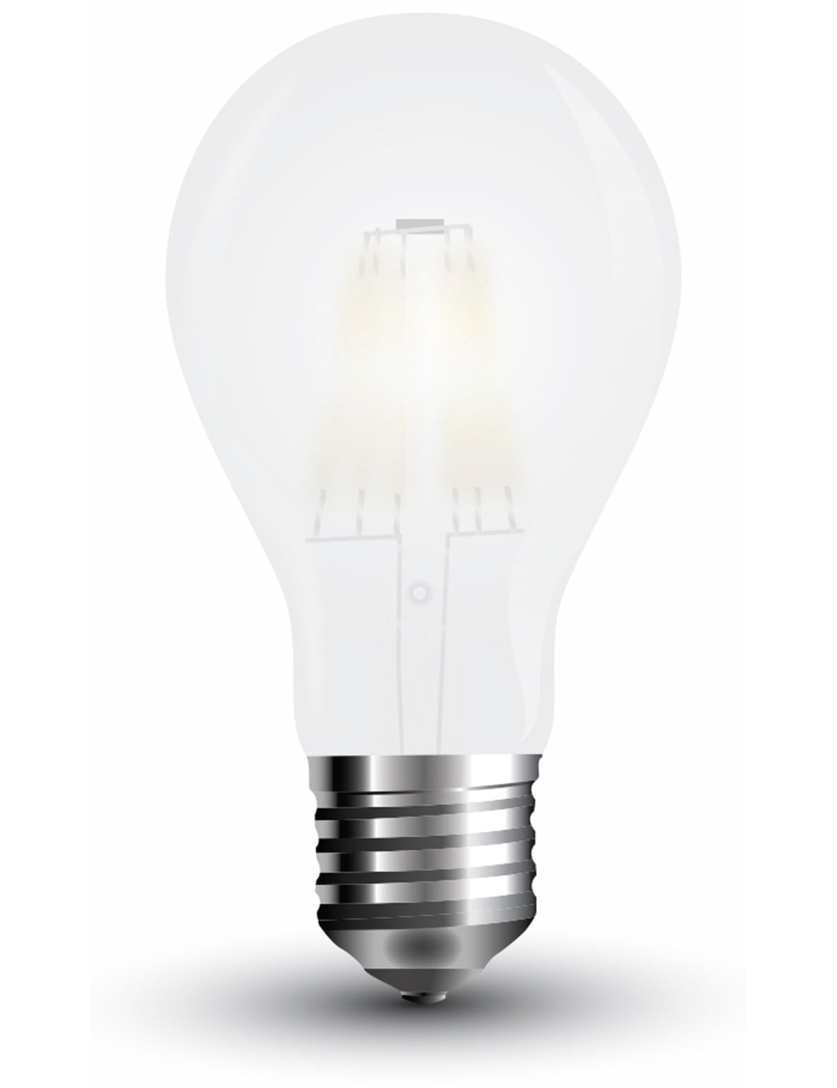 V-TAC LED-Lampe Frost, VT-2045(7180), E27, EEK: E, 5 W, 600 lm, 6400 K V-TAC LED-Lampe Frost, VT-2045(7180), E27, EEK: E, 5 W, 600 lm, 6400 K